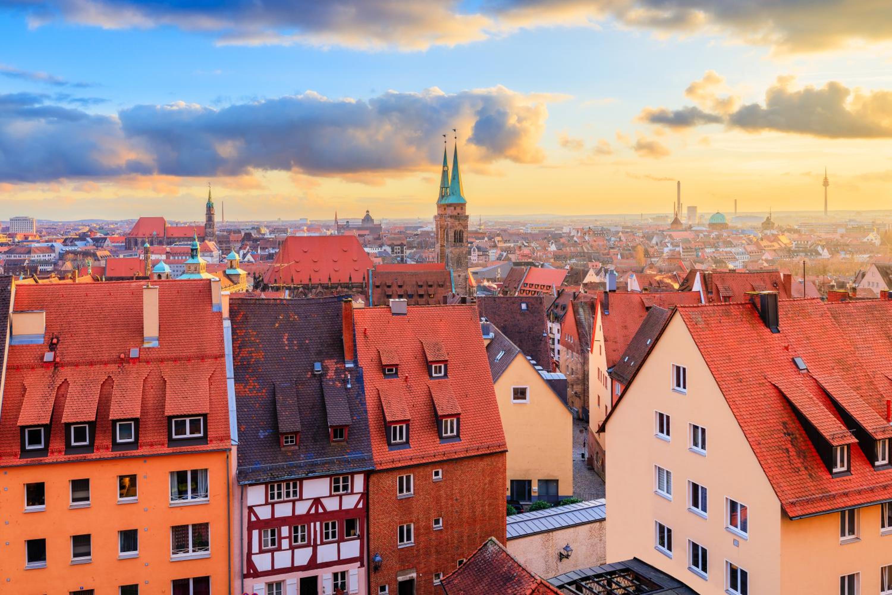 Luxus Apartments im Zentrum Nürnbergs, nahe Messe, mit Balkon & Parkplatz, nähe Playmobilfunpark, Self-Check-in