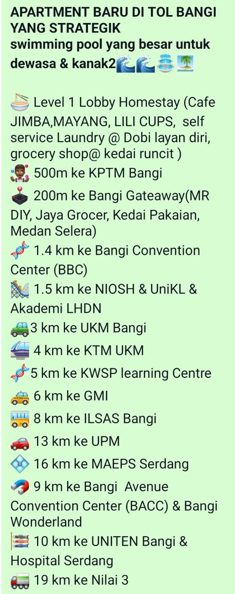 2 bedrooms VivaVibes Home Ostia Bangi next to Bangi Toll