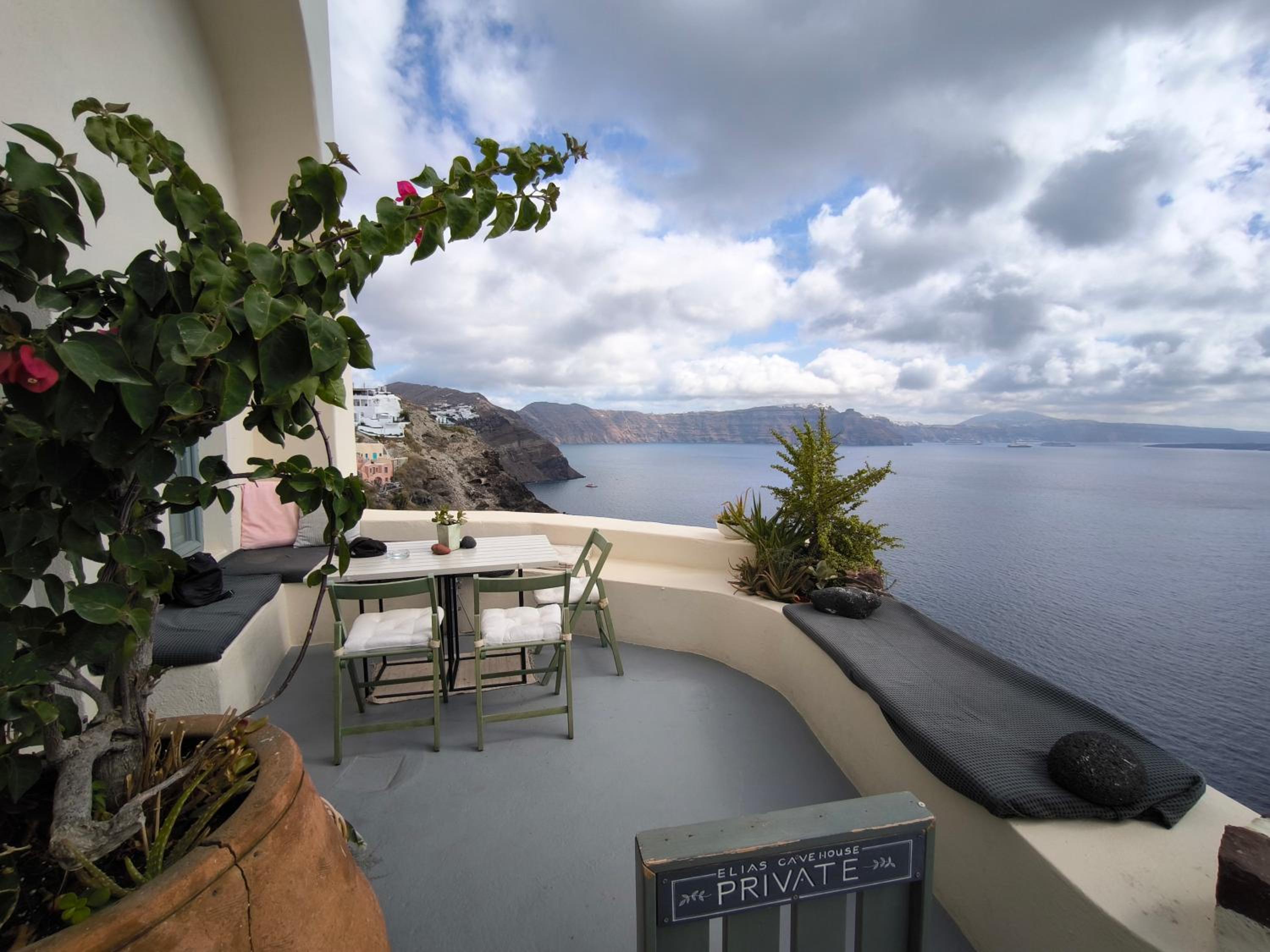 Elias Cave House 270o Caldera View Oia view 2