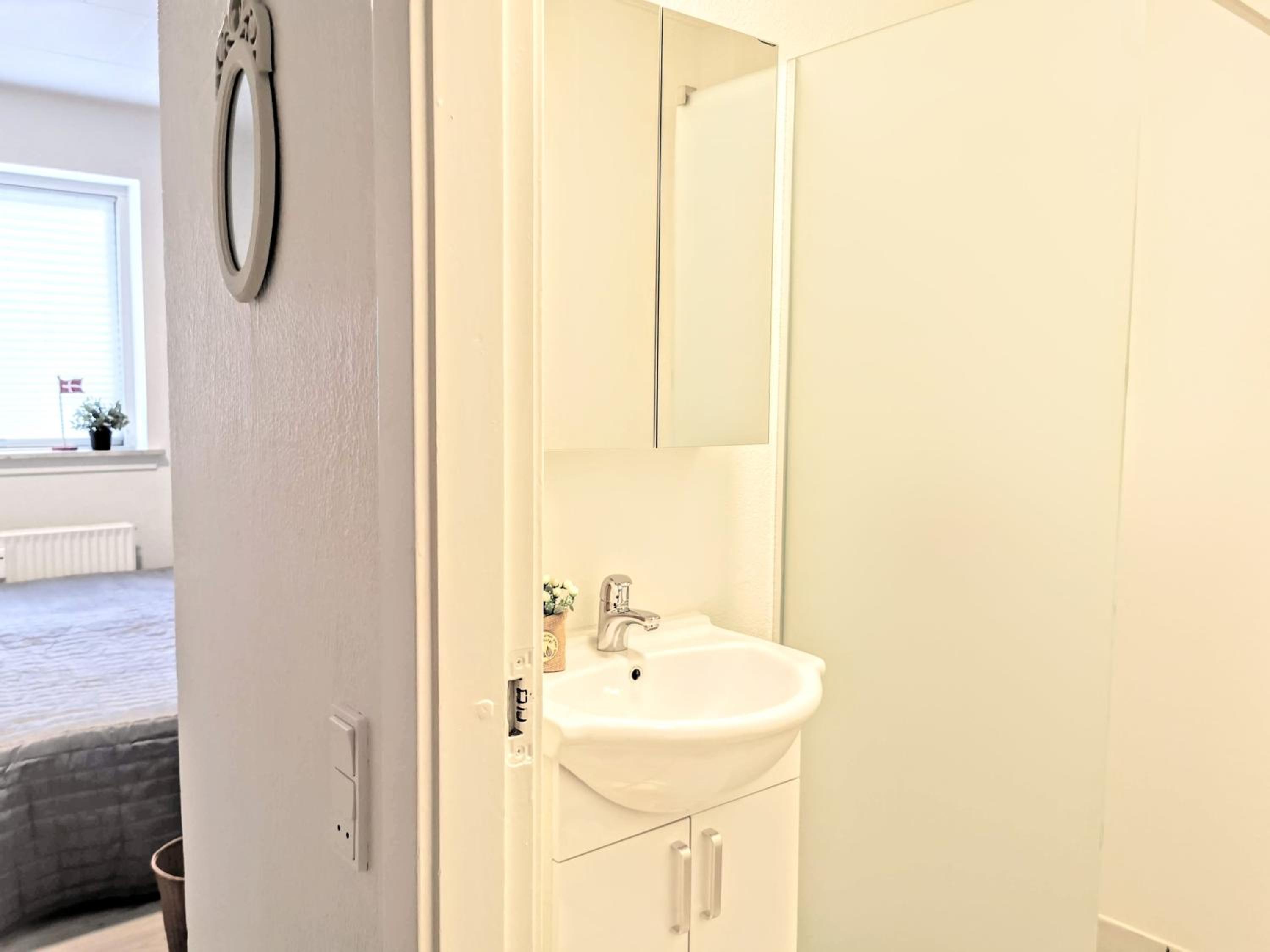 5 minute walk to LEGO house - n18 - studio room with private bathroom view 3