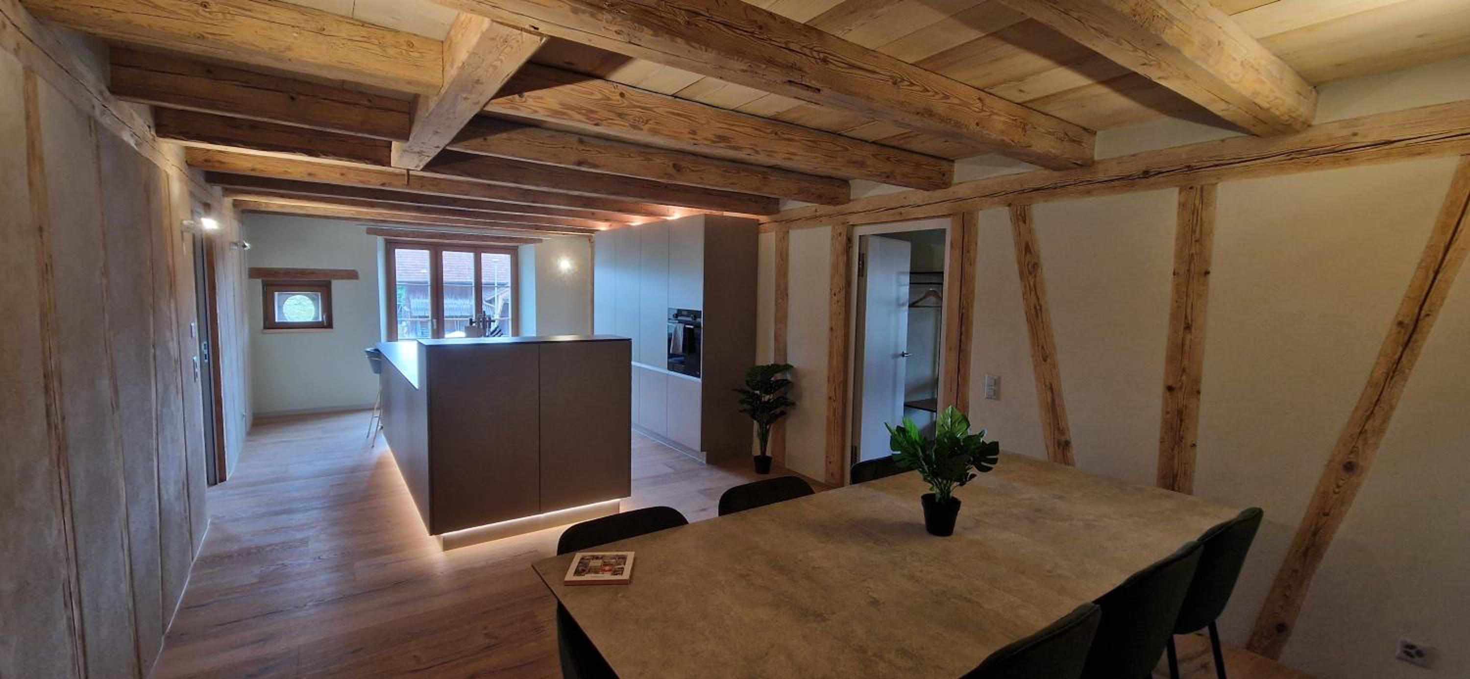 Visionary Hospitality Bassersdorf, Zürich - Premium Apartments in Swiss Style with Free Parking, Washer, Kitchen, Terrace, Vaulted Cellar Event Room, Bus S