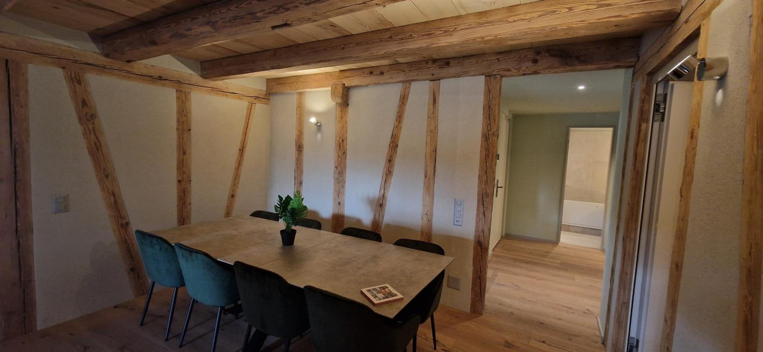 Visionary Hospitality Bassersdorf, Zürich - Premium Apartments in Swiss Style with Free Parking, Washer, Kitchen, Terrace, Vaulted Cellar Event Room, Bus S