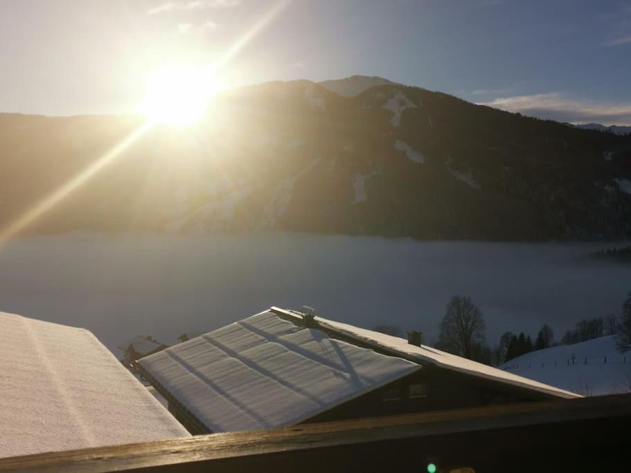 Sonnige ruhige Fewo Bergpanorama auf 1200m mit Süd Balkon