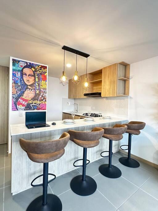 Amazing cozy & new flat 3 bedrooms in Medellin best location