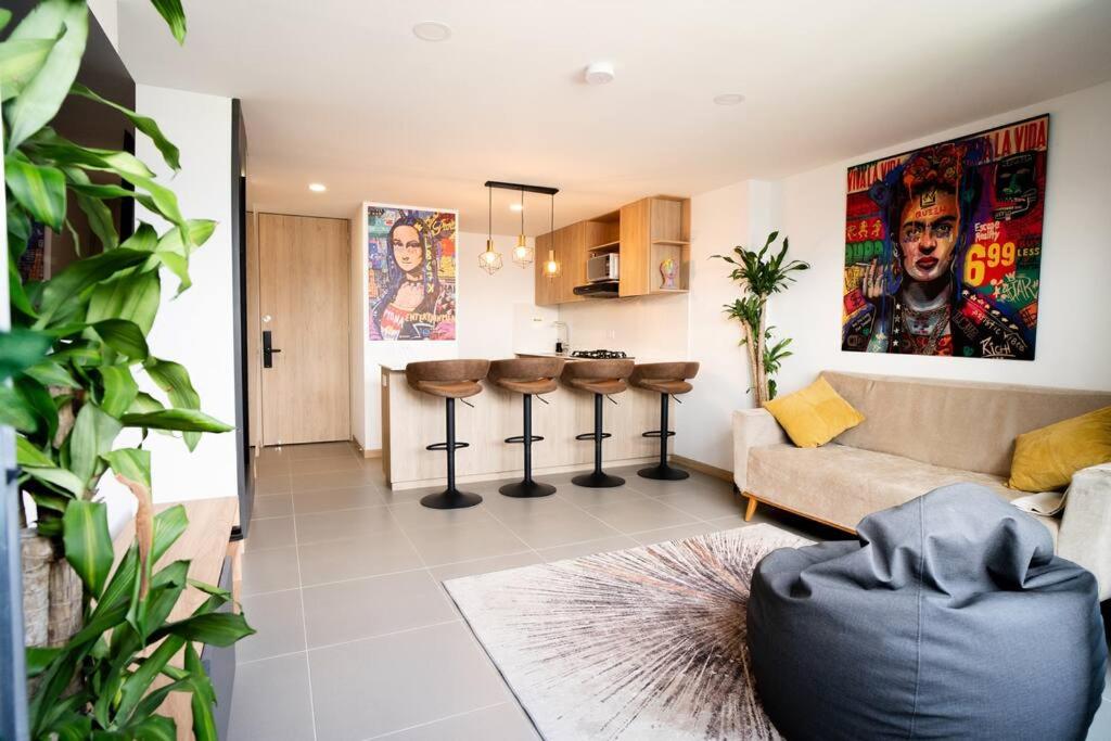Amazing cozy & new flat 3 bedrooms in Medellin best location