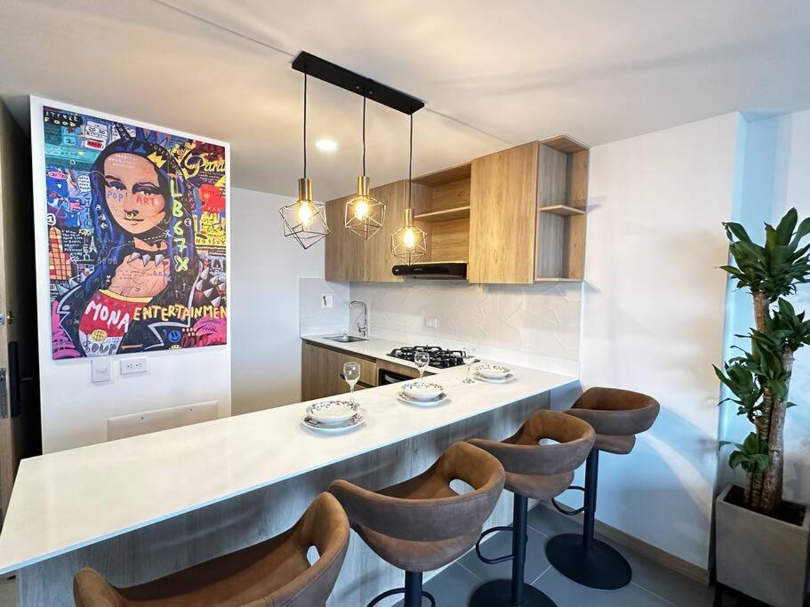 Amazing cozy & new flat 3 bedrooms in Medellin best location