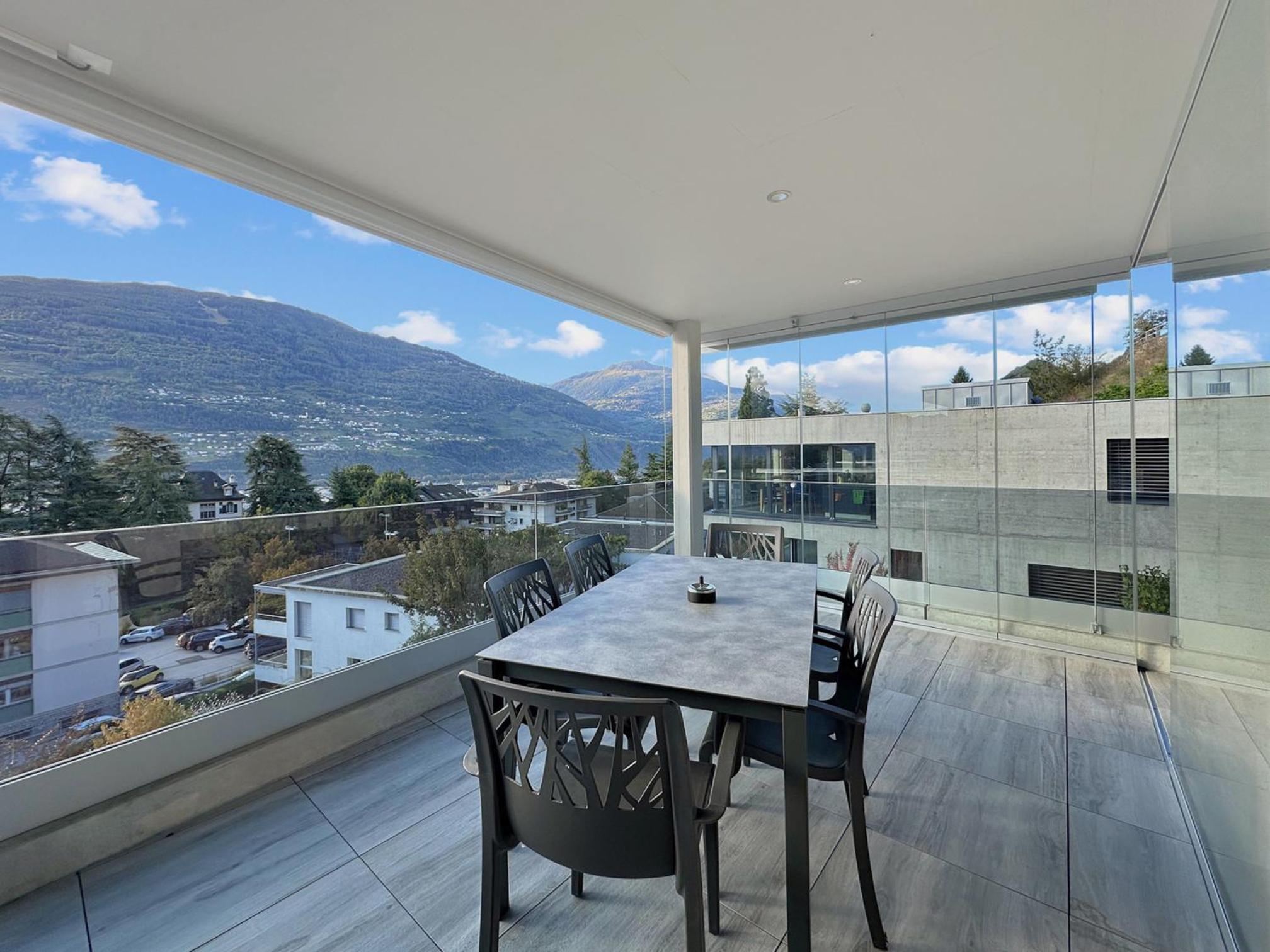 Majestic & Exclusive View of Sion - Swiss Alps