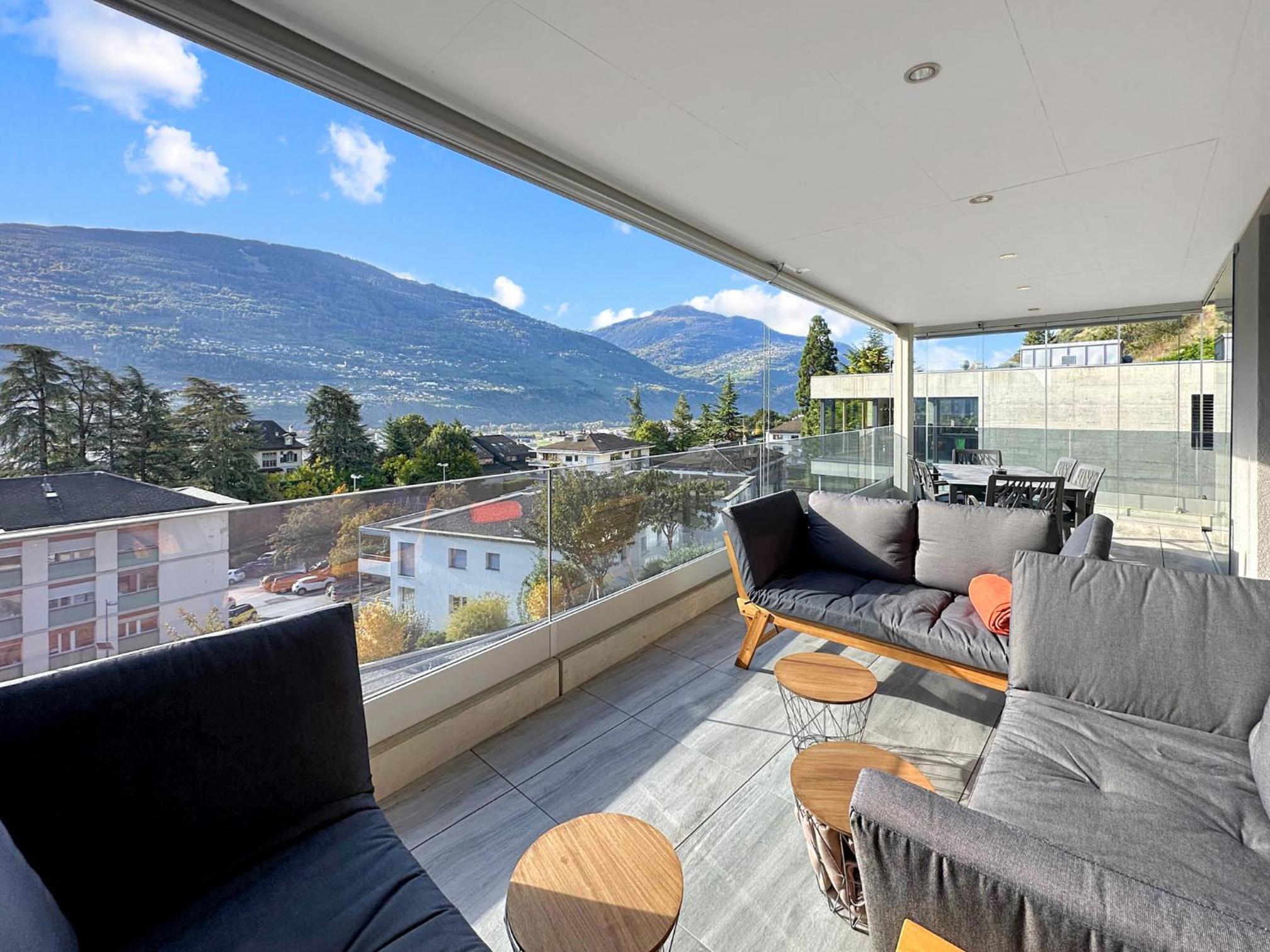 Majestic & Exclusive View of Sion - Swiss Alps