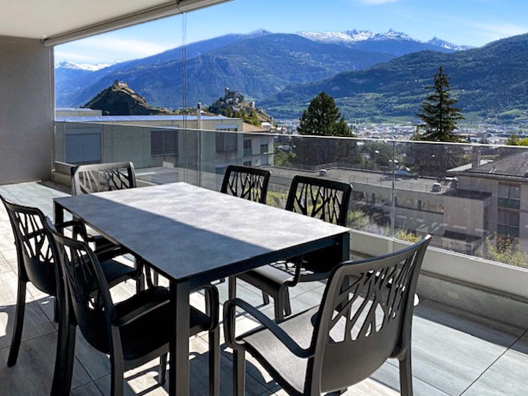 Majestic & Exclusive View of Sion - Swiss Alps