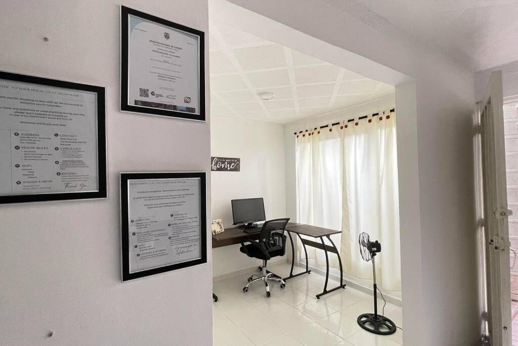 Apto 2BR Villa del Sur, wifi, 0ffice with monitor
