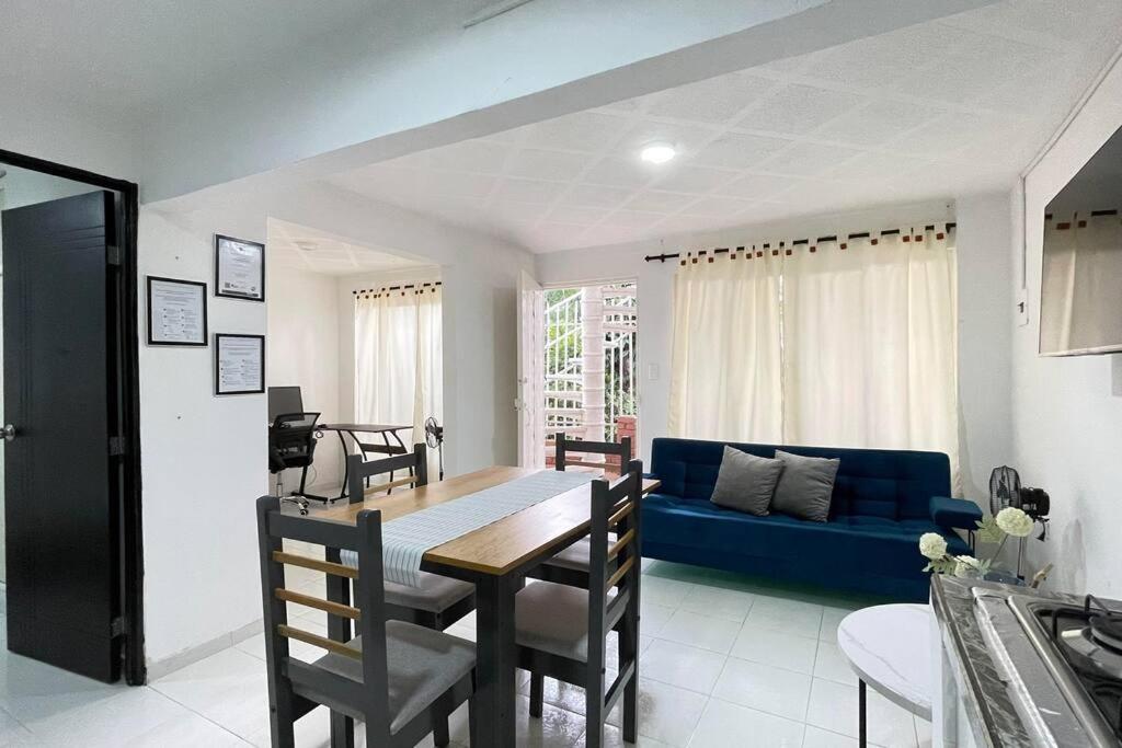 Apto 2BR Villa del Sur, wifi, 0ffice with monitor