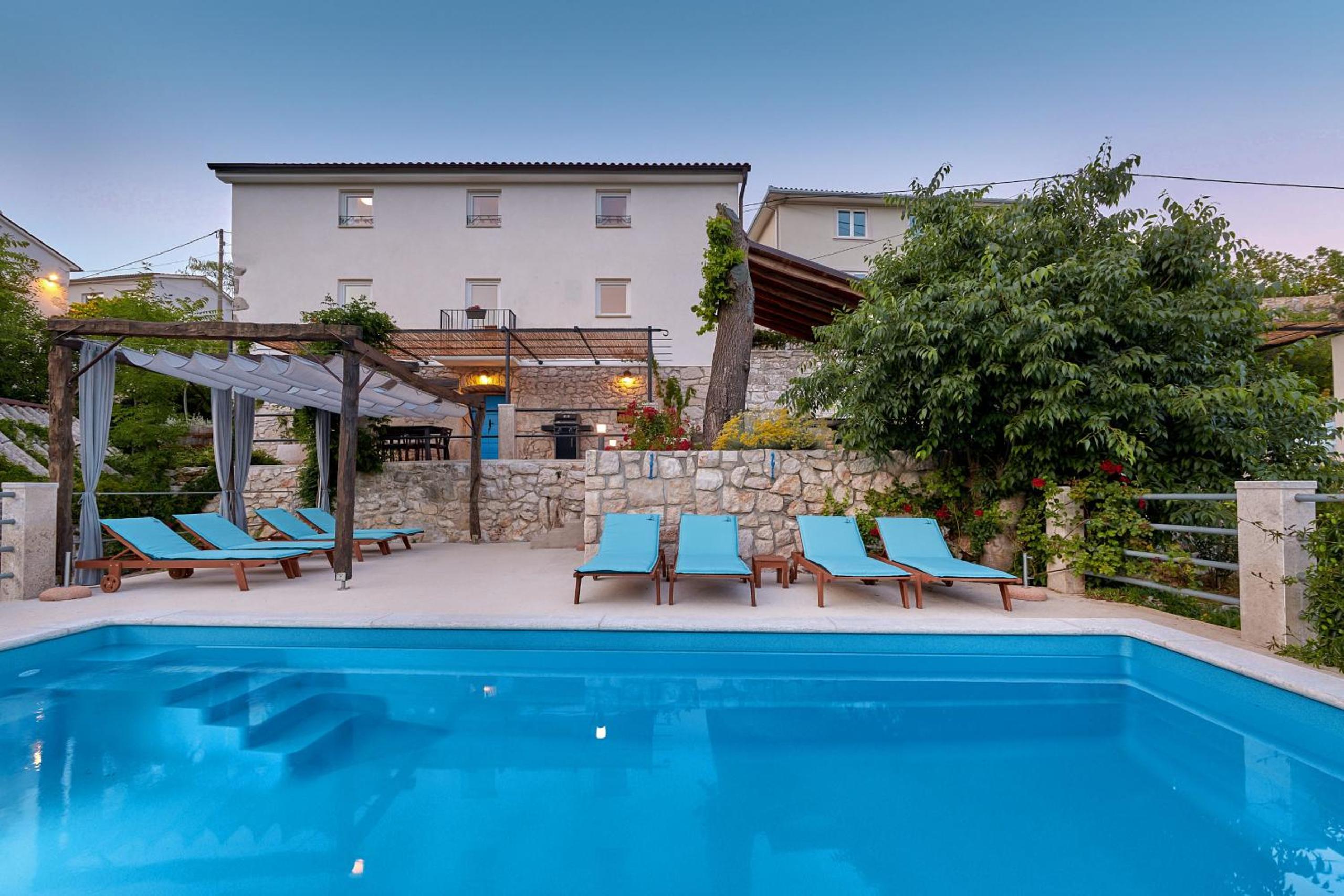 Villa Eugenia for 8 people with private pool & large garden only 3 km from the beach view 3