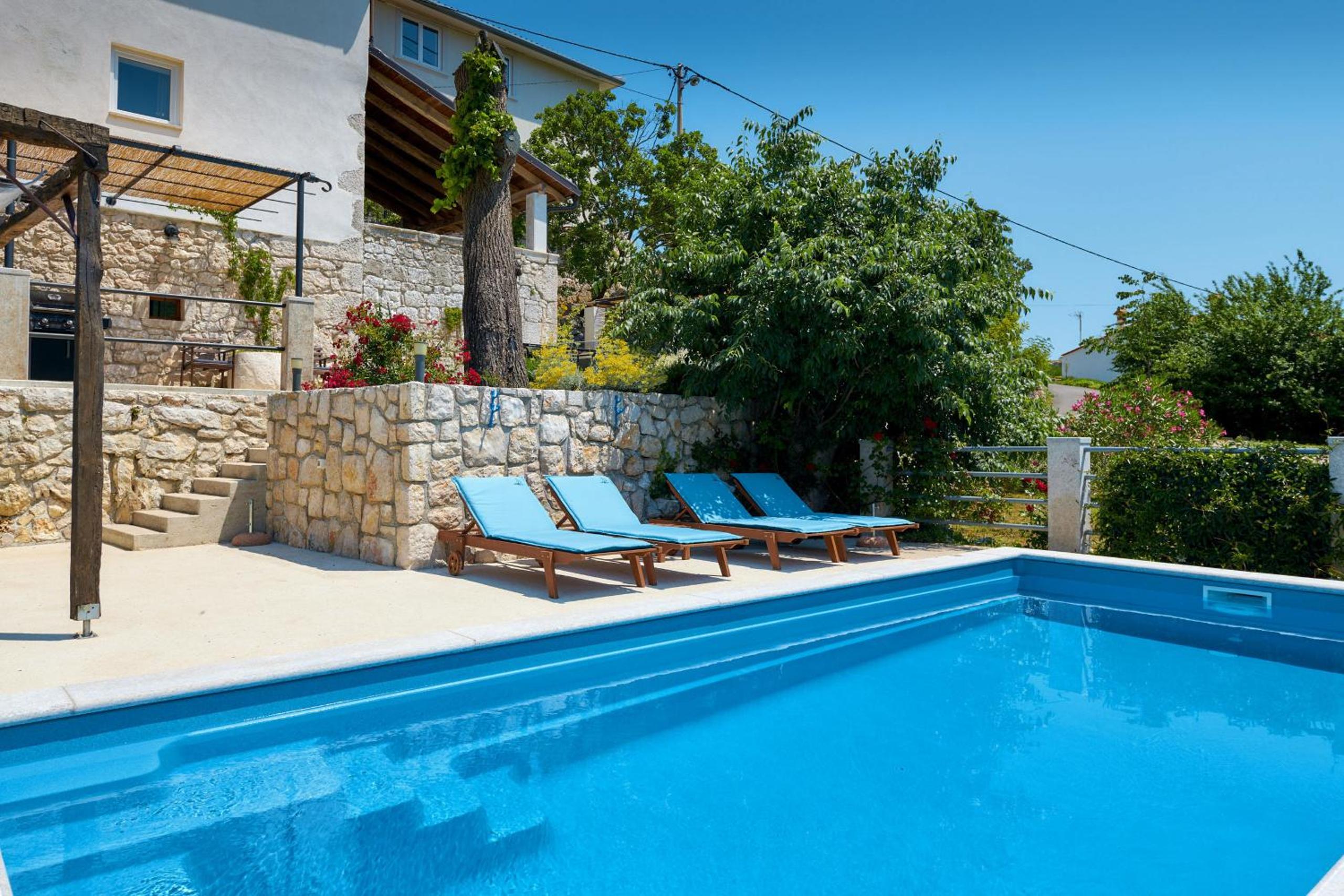 Villa Eugenia for 8 people with private pool & large garden only 3 km from the beach view 4