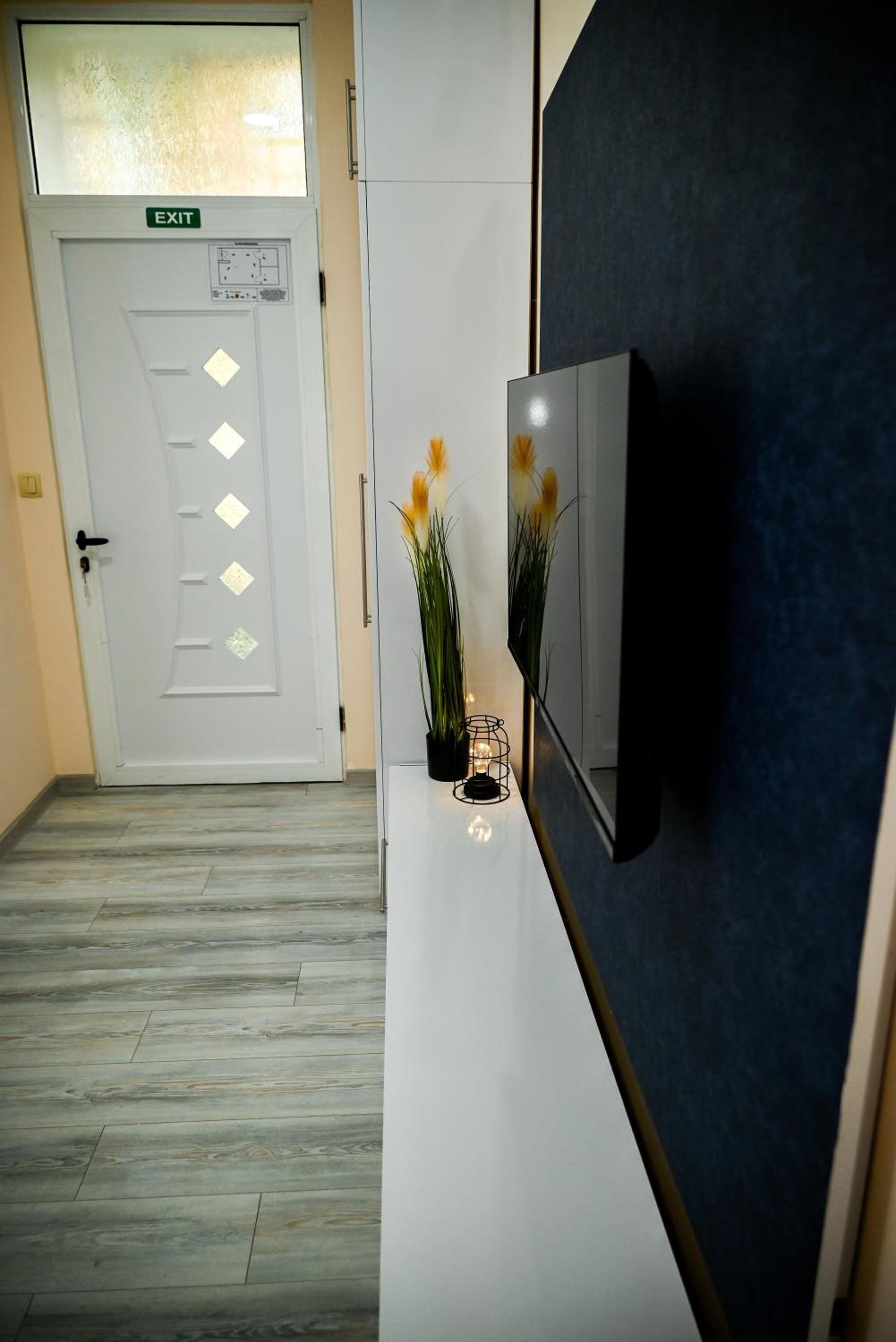 Blue apartment