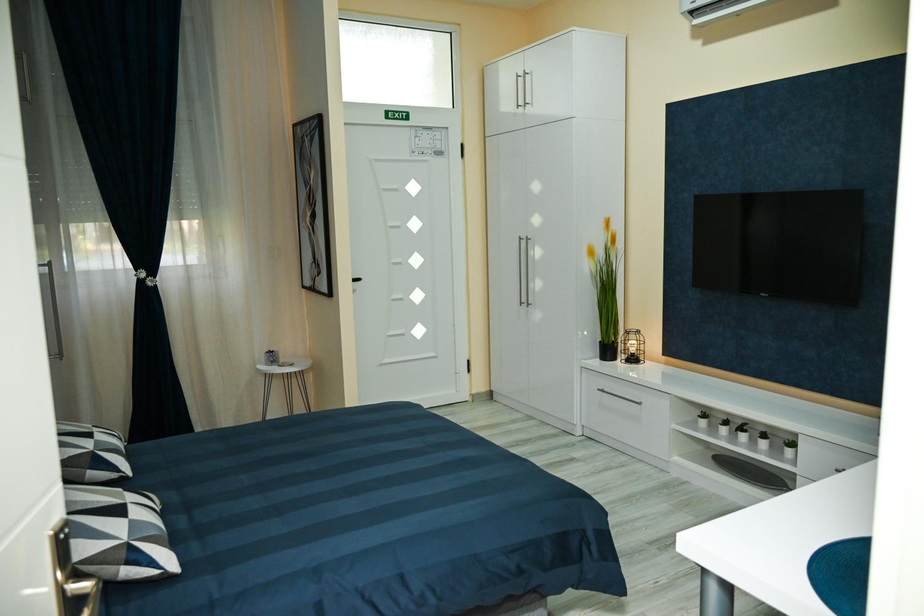 Blue apartment