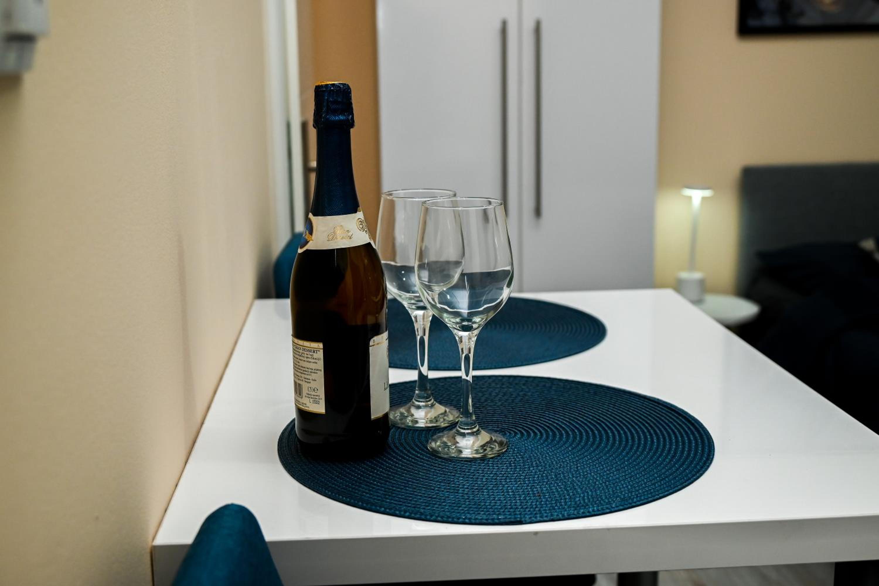 Blue apartment