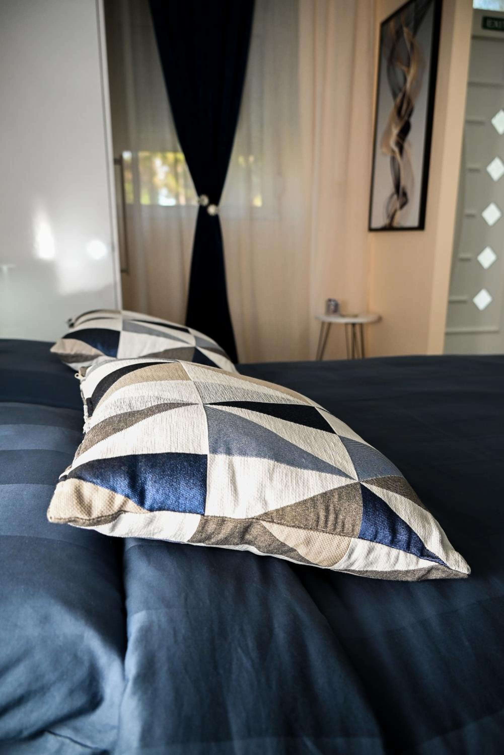Blue apartment