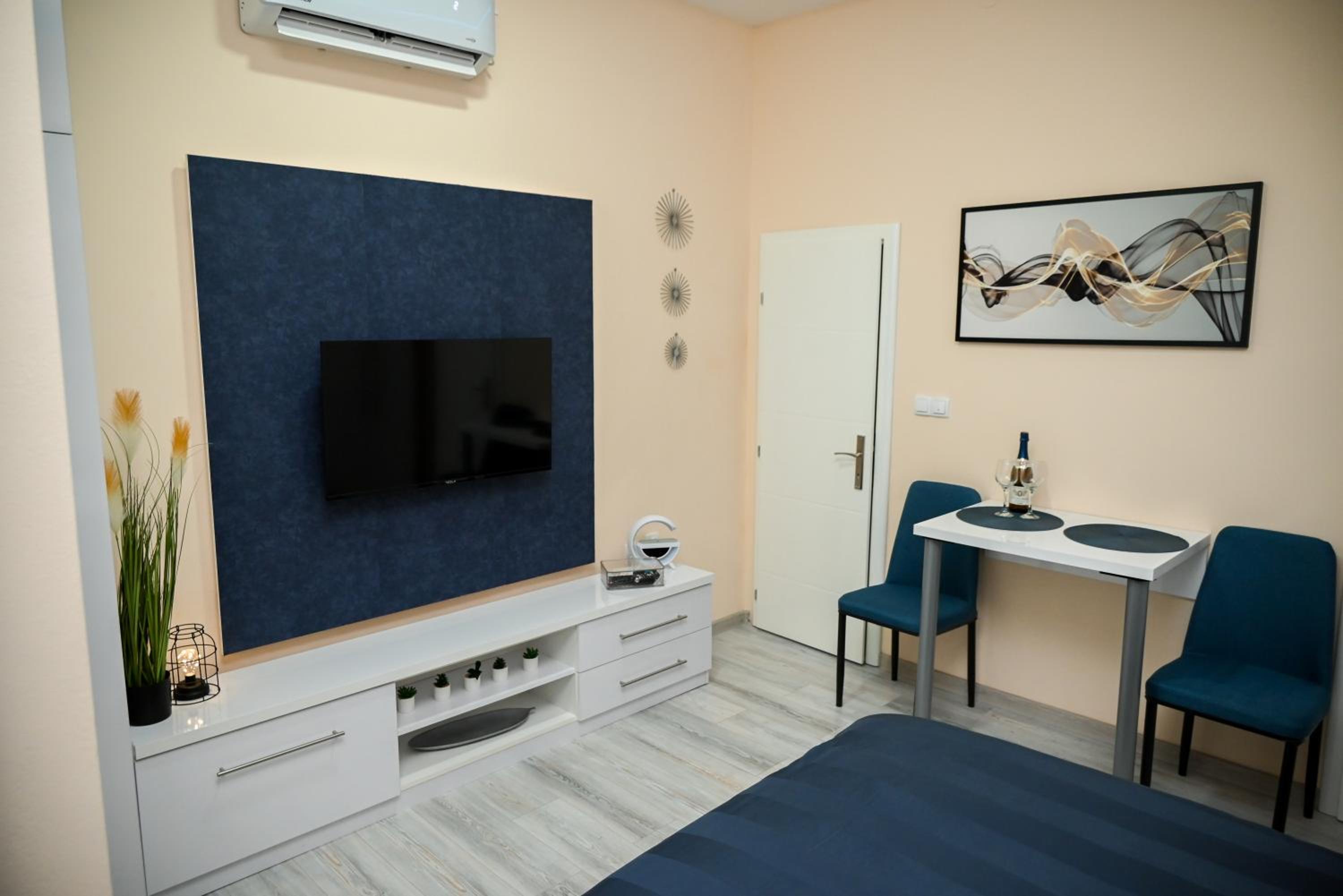 Blue apartment