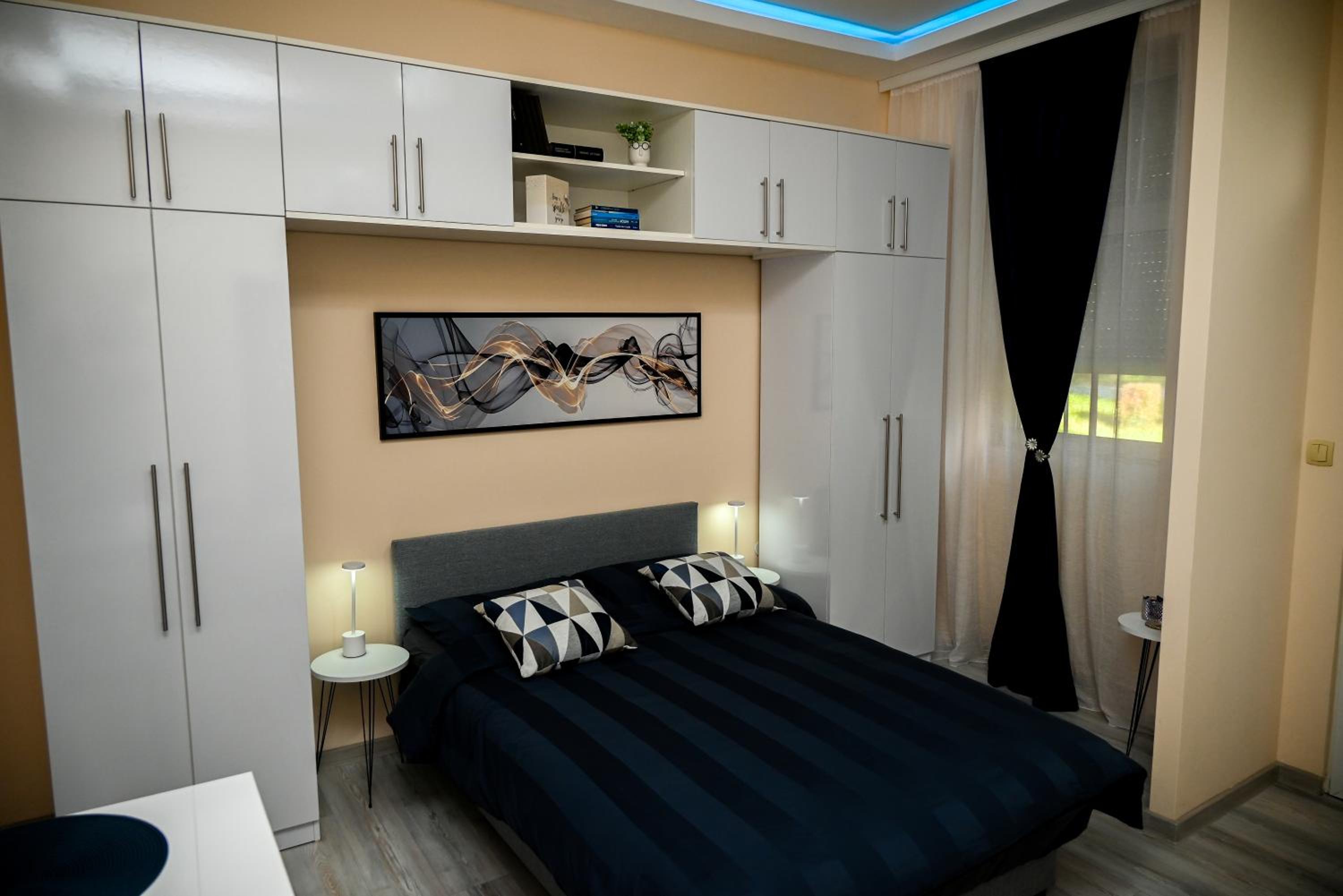 Blue apartment
