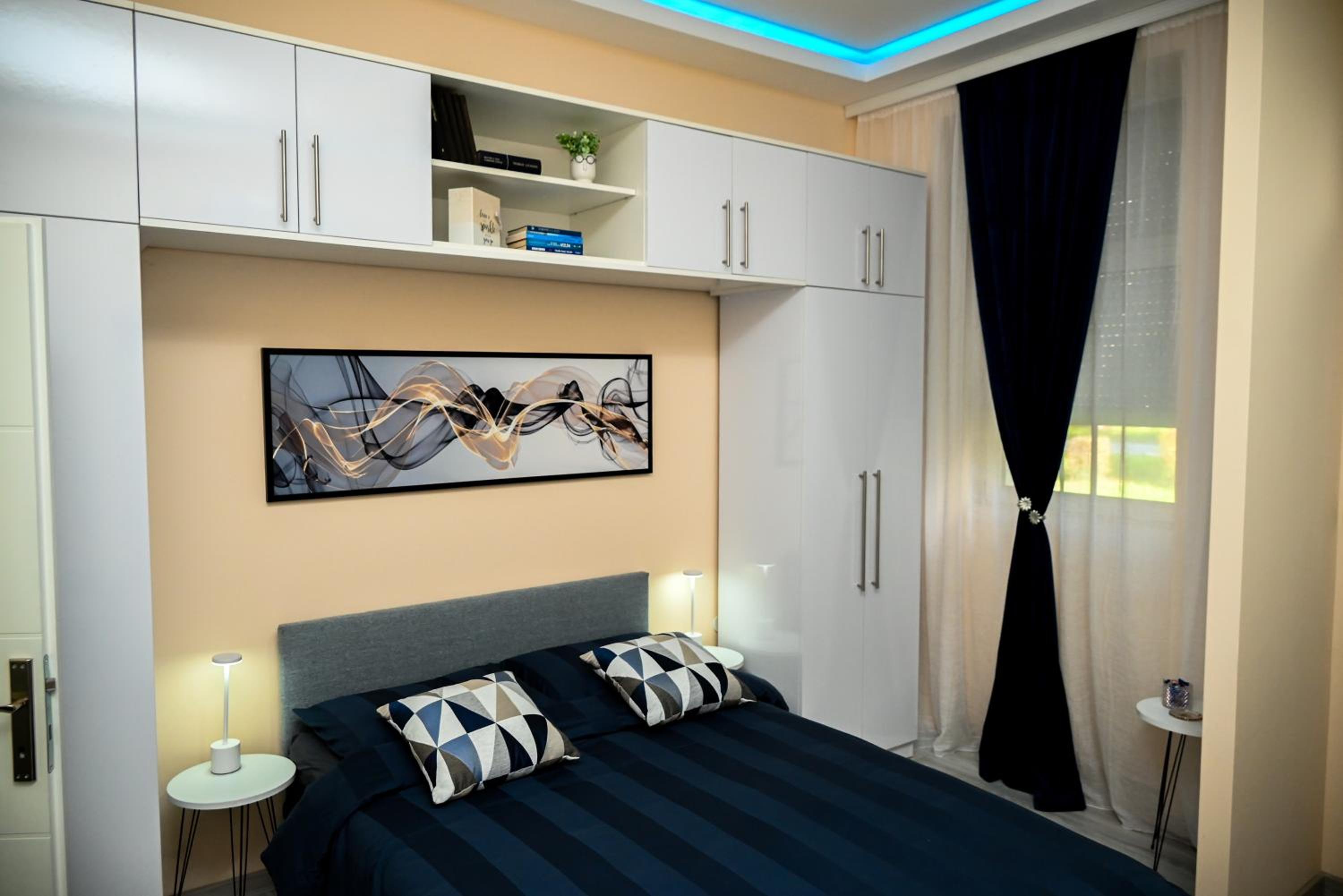 Blue apartment