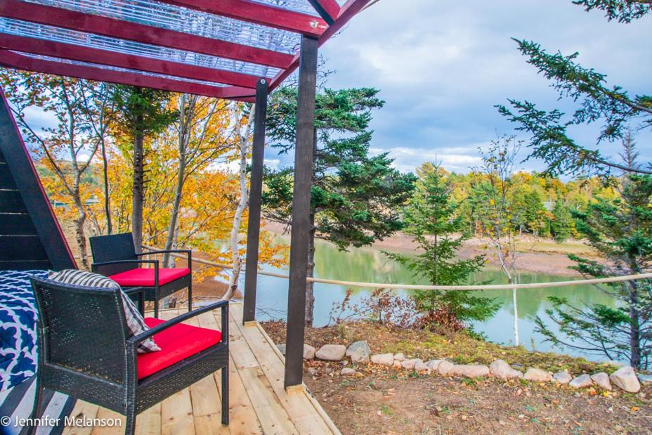 Wooden A-Frame Tent