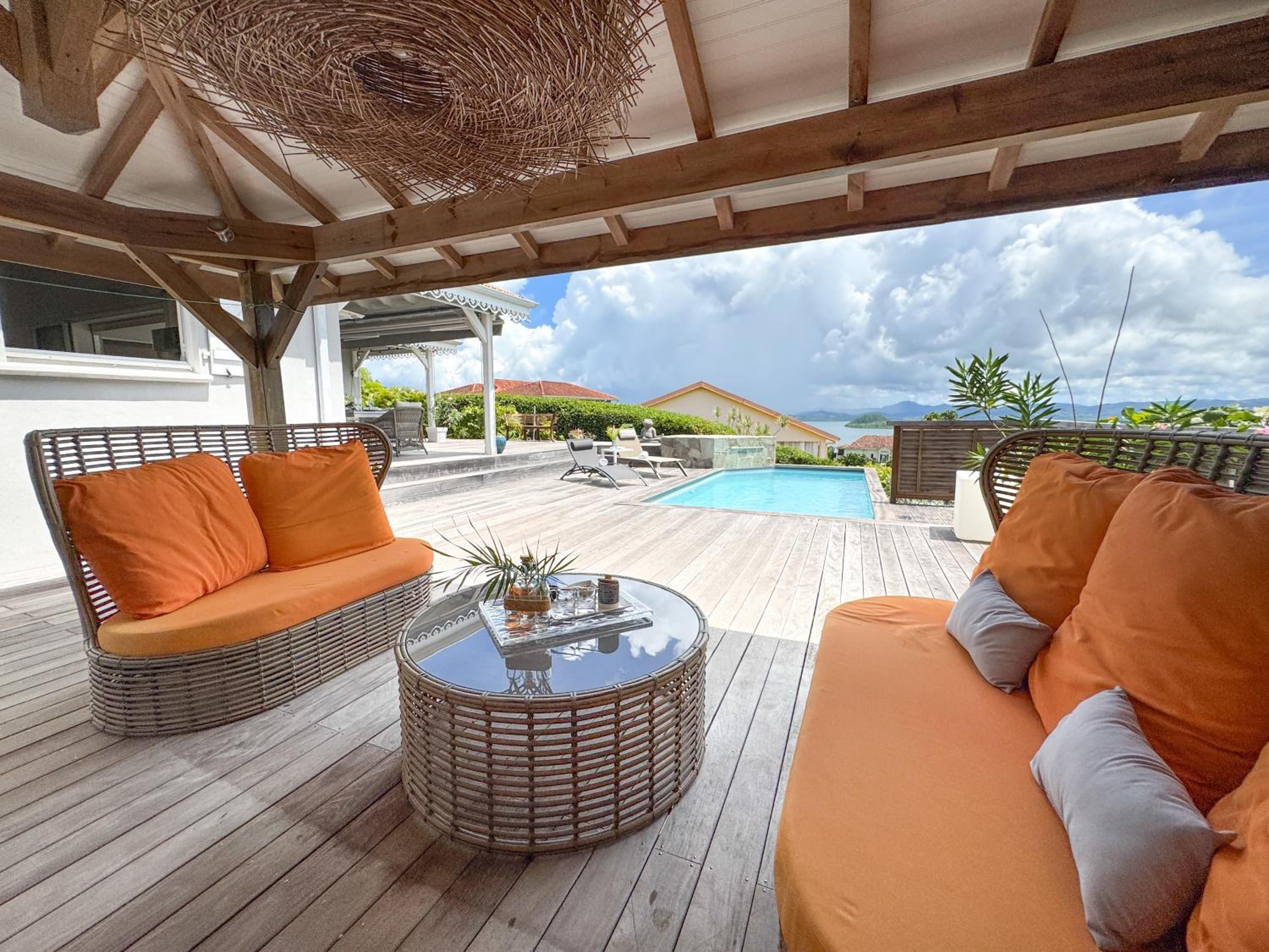 Villa Les Esperides, grand standing Vue Mer & Golf, proche plage view 3