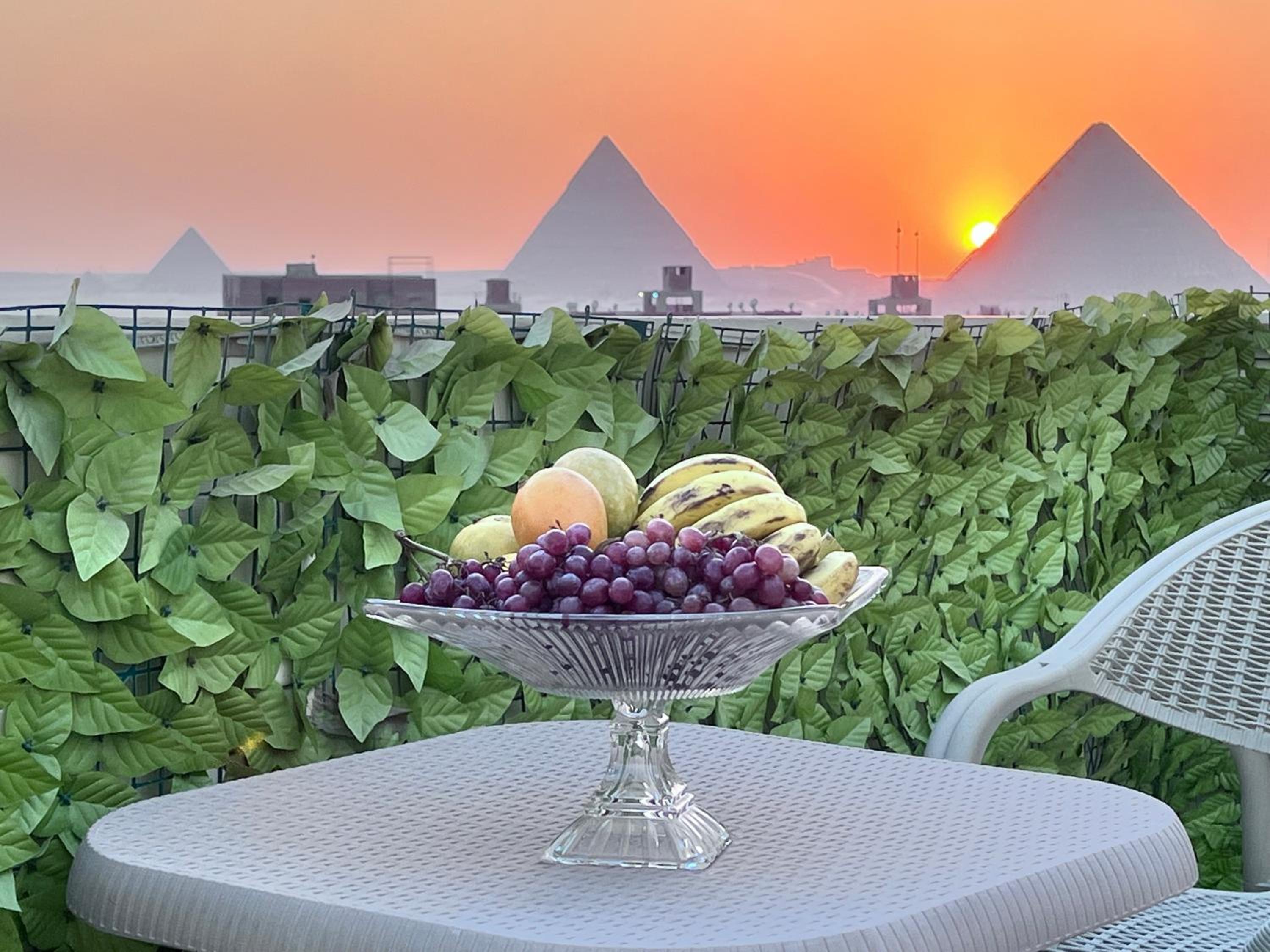Ritz pyramids view