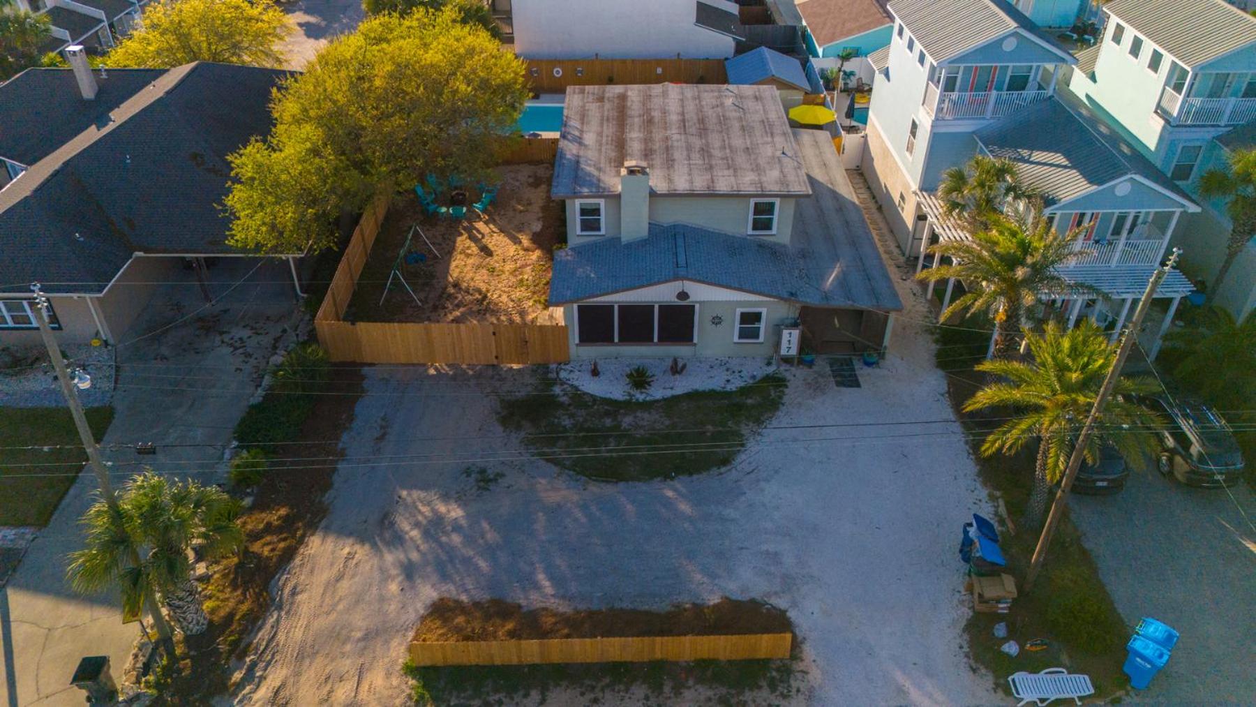 Nautical Rose - Steps to Quiet Beach, Private Saltwater Pool, Hot Tub, Playground Set, and more! view 5