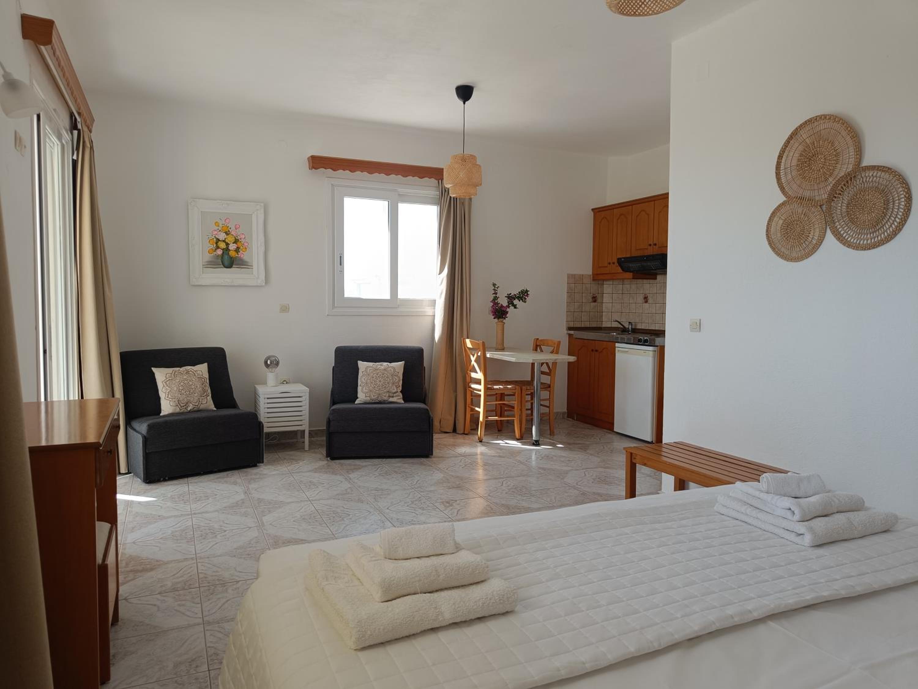 Studios Fokia Beach view 2