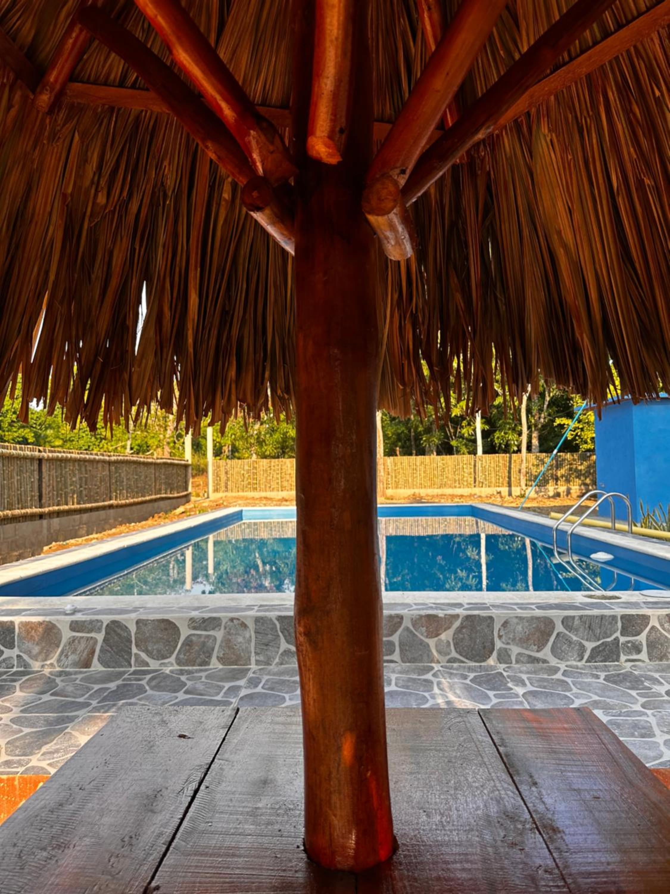 Cabaña con piscina privada