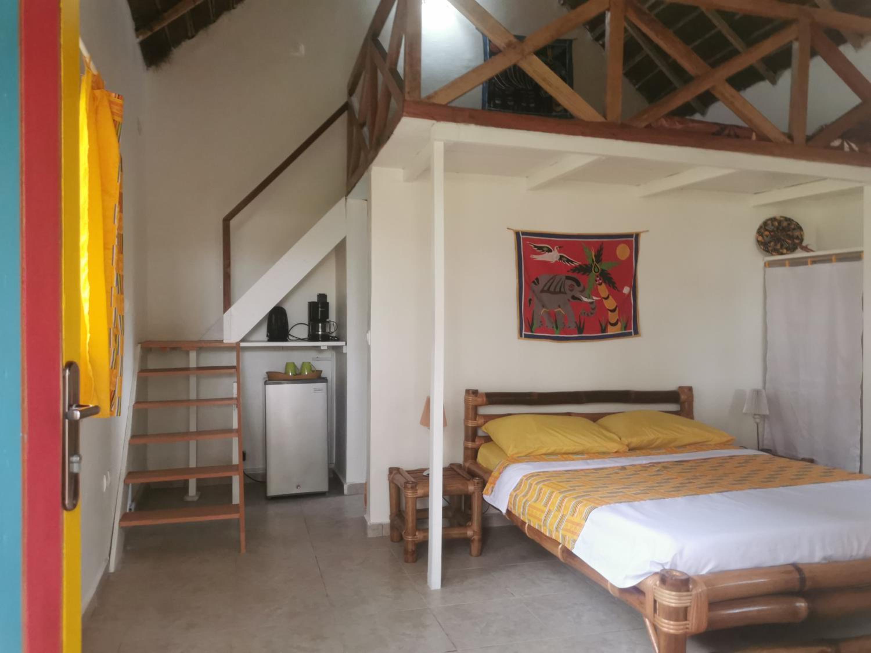 Bungalow accés direct plage privée 
