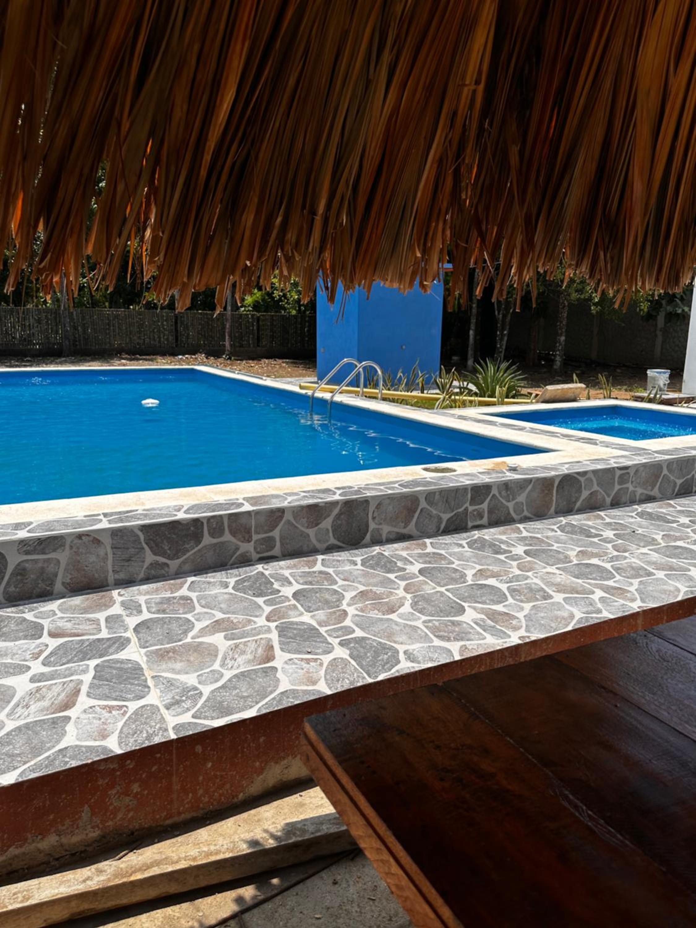 Cabaña con piscina privada