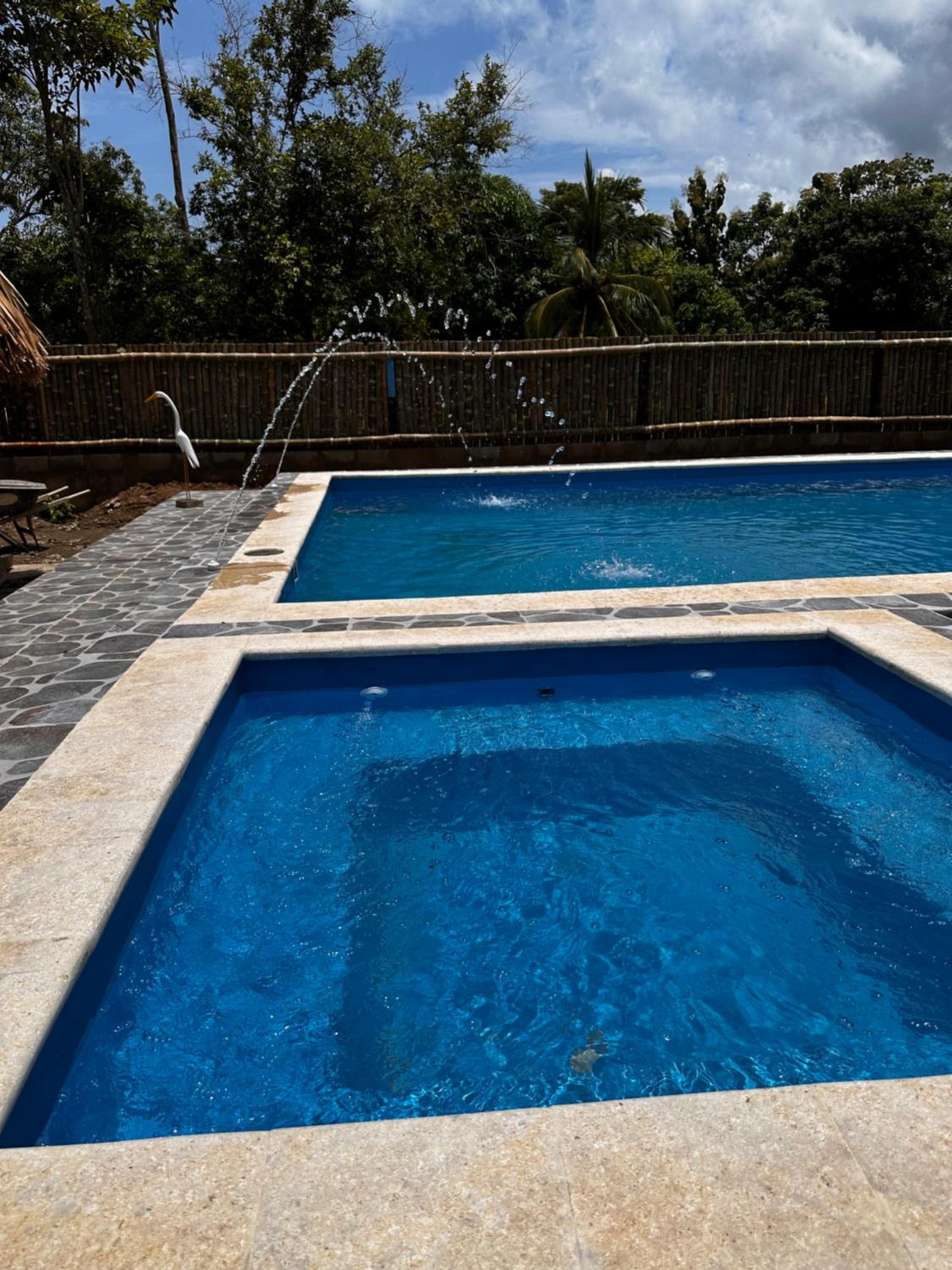 Cabaña con piscina privada