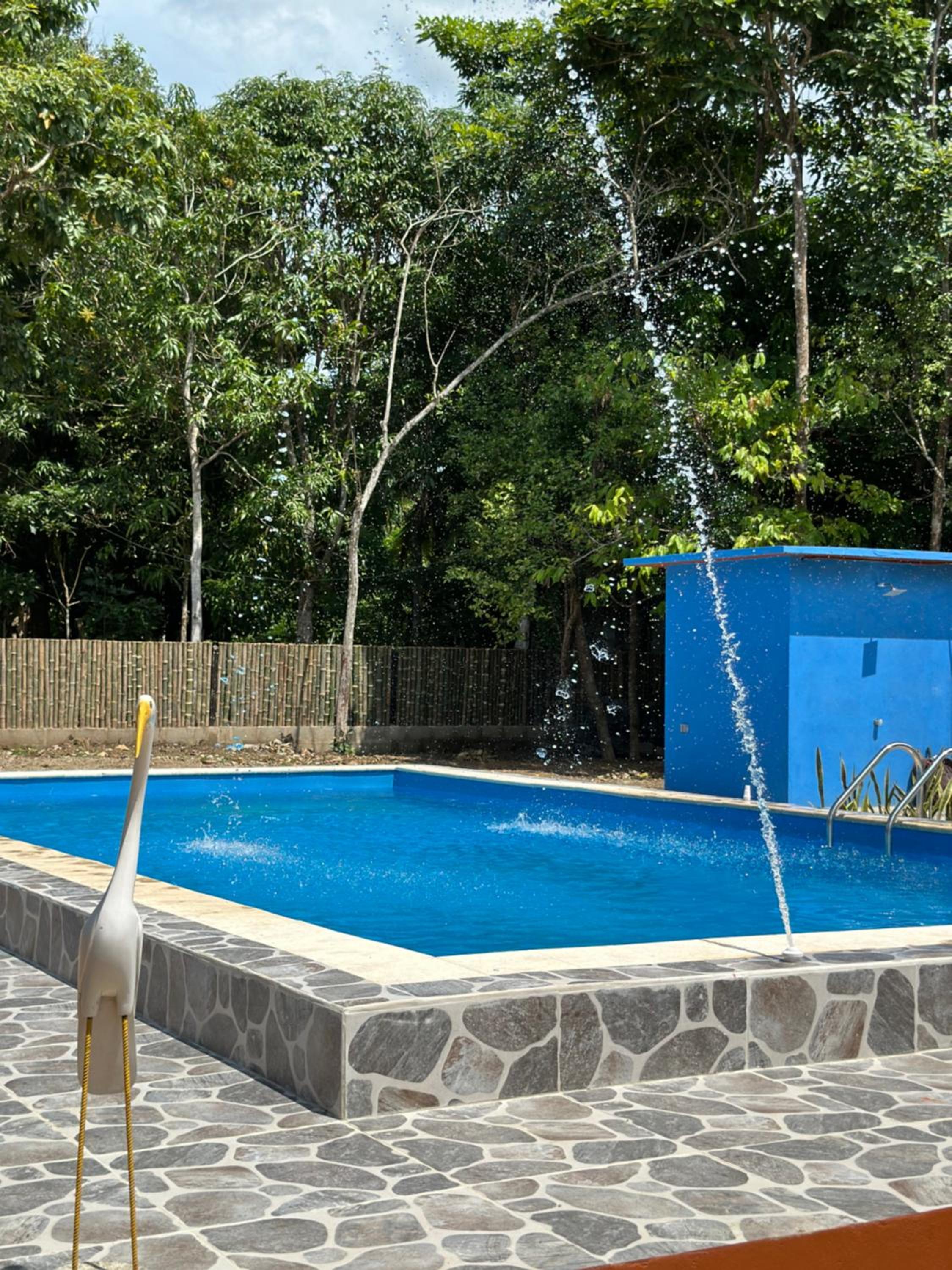 Cabaña con piscina privada