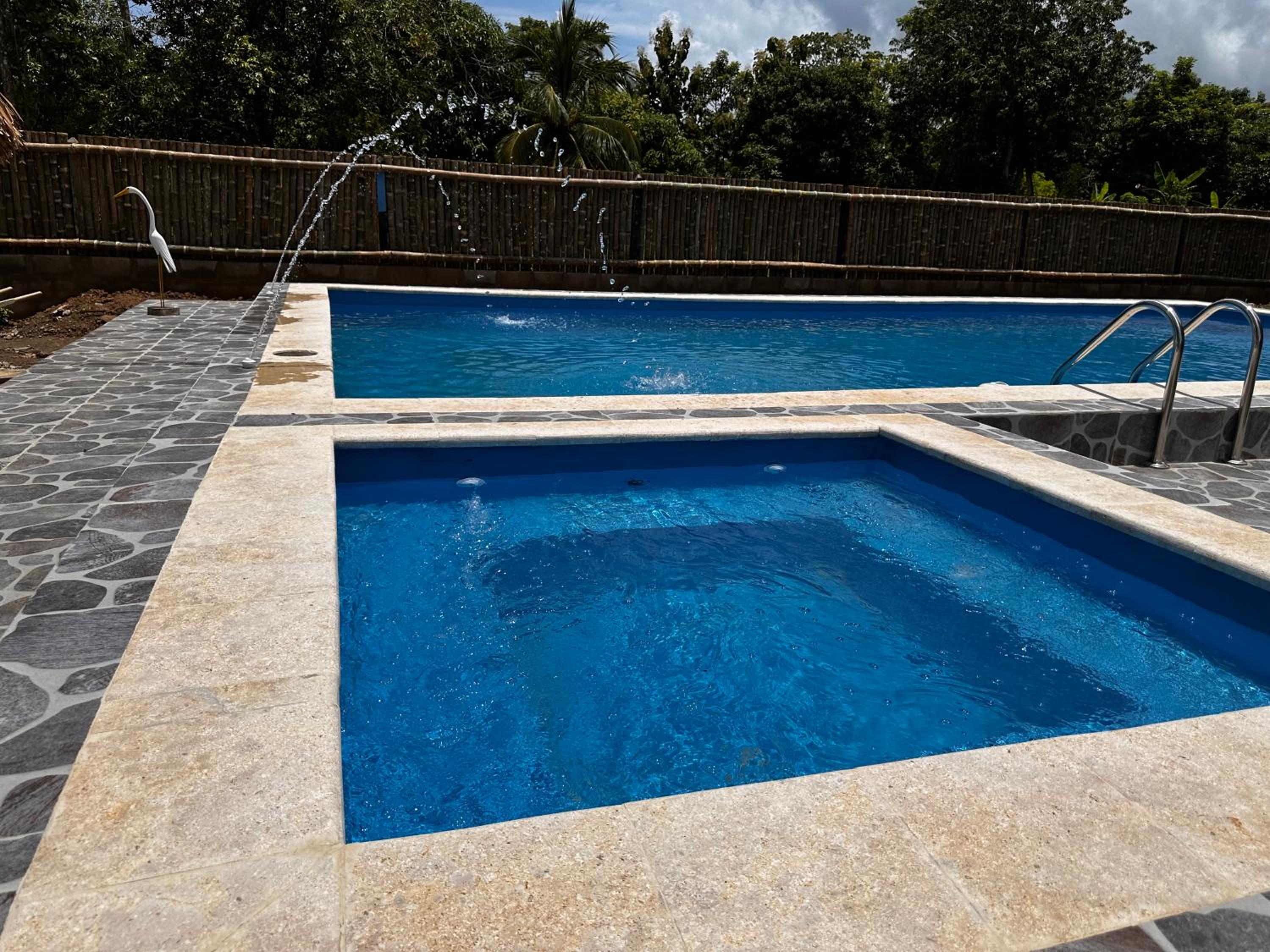 Cabaña con piscina privada