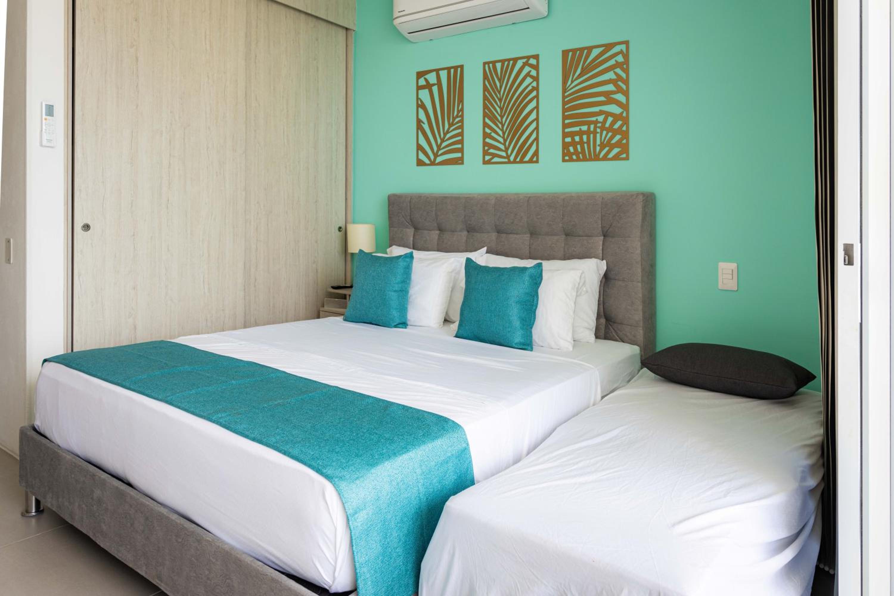 Hermosa suite con vista al mar