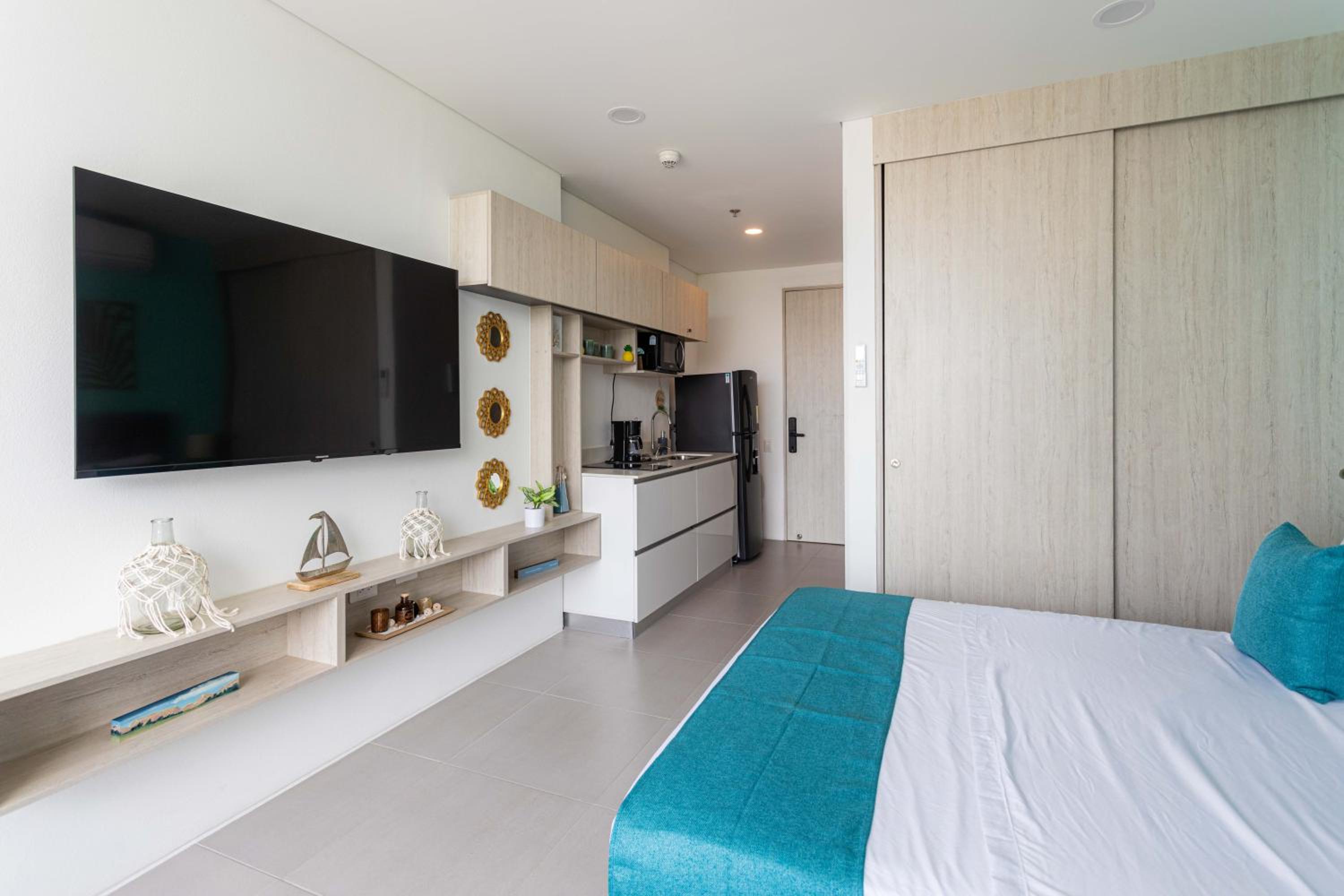 Hermosa suite con vista al mar