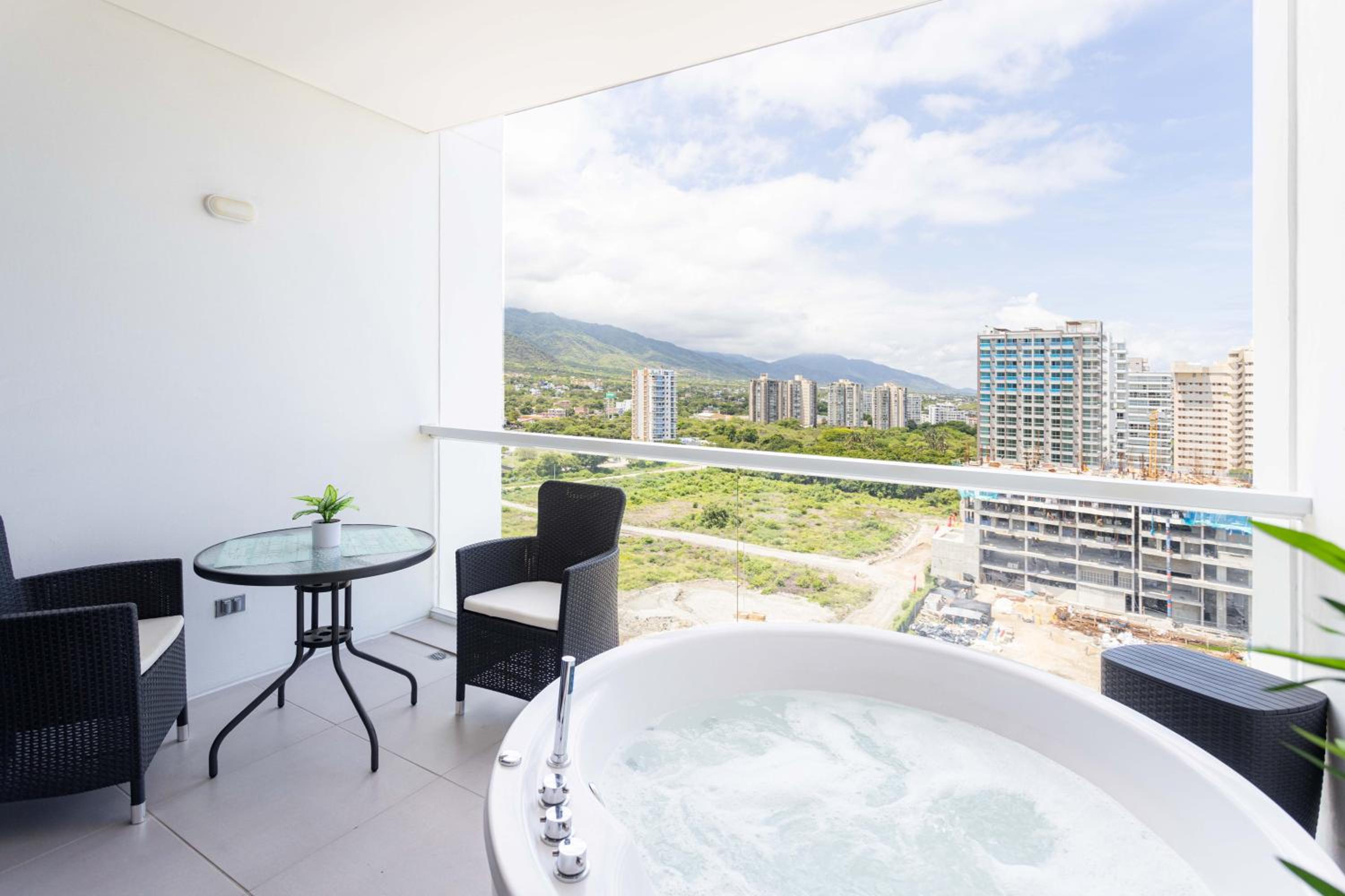 Hermosa suite con vista al mar