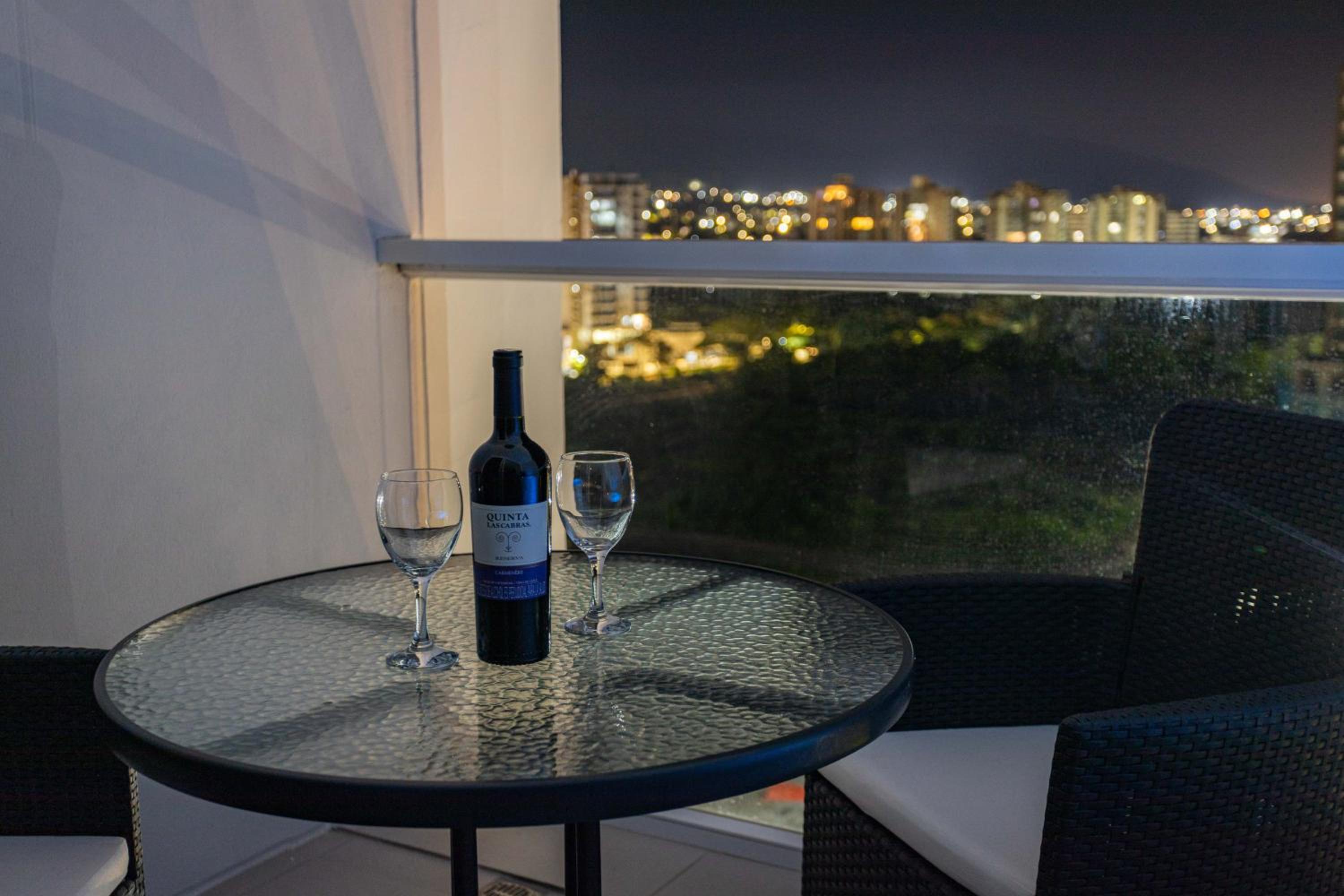 Hermosa suite con vista al mar