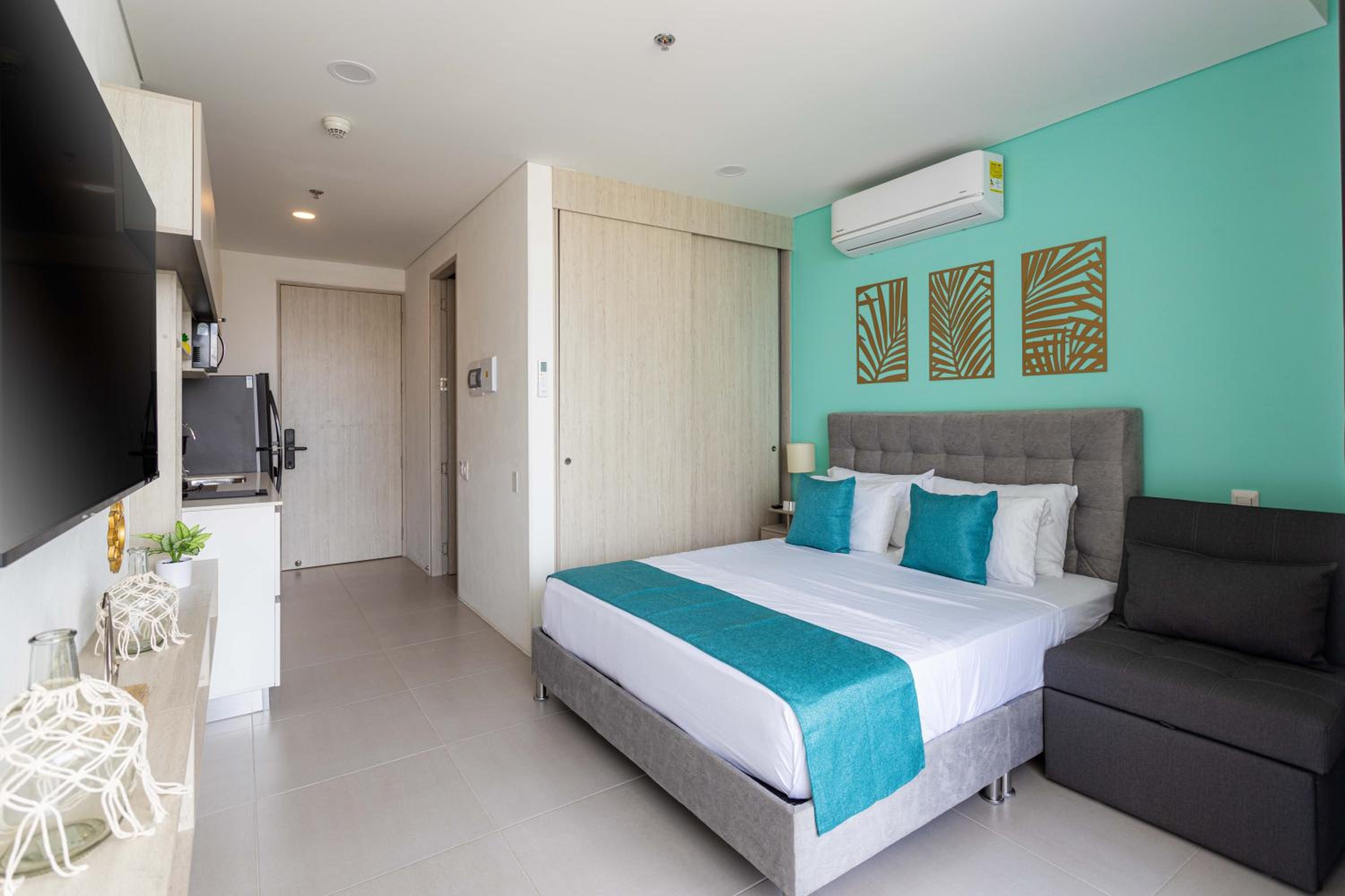 Hermosa suite con vista al mar