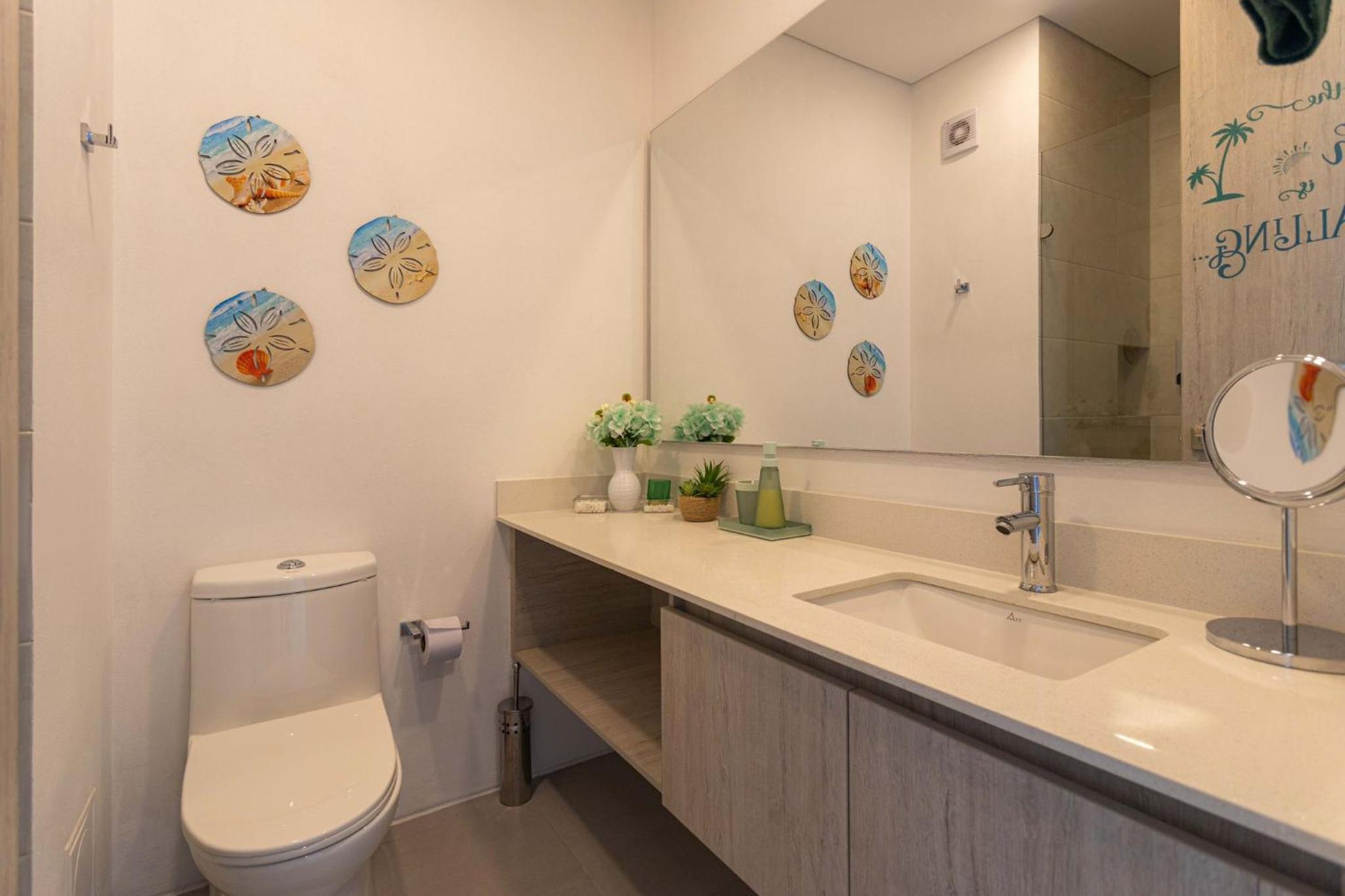 Hermosa suite con vista al mar
