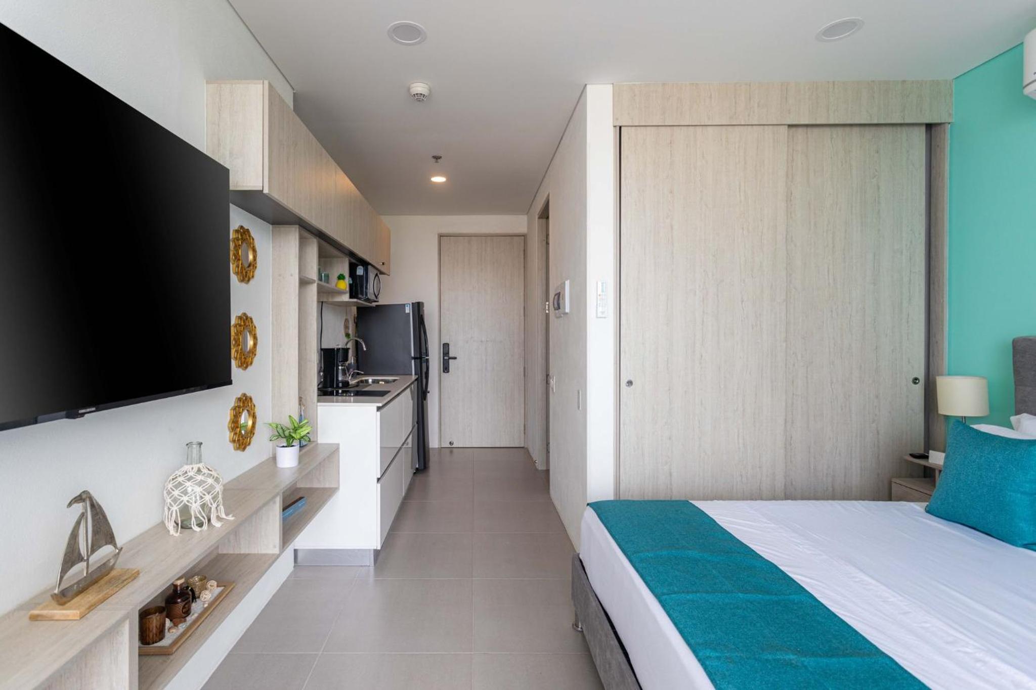 Hermosa suite con vista al mar