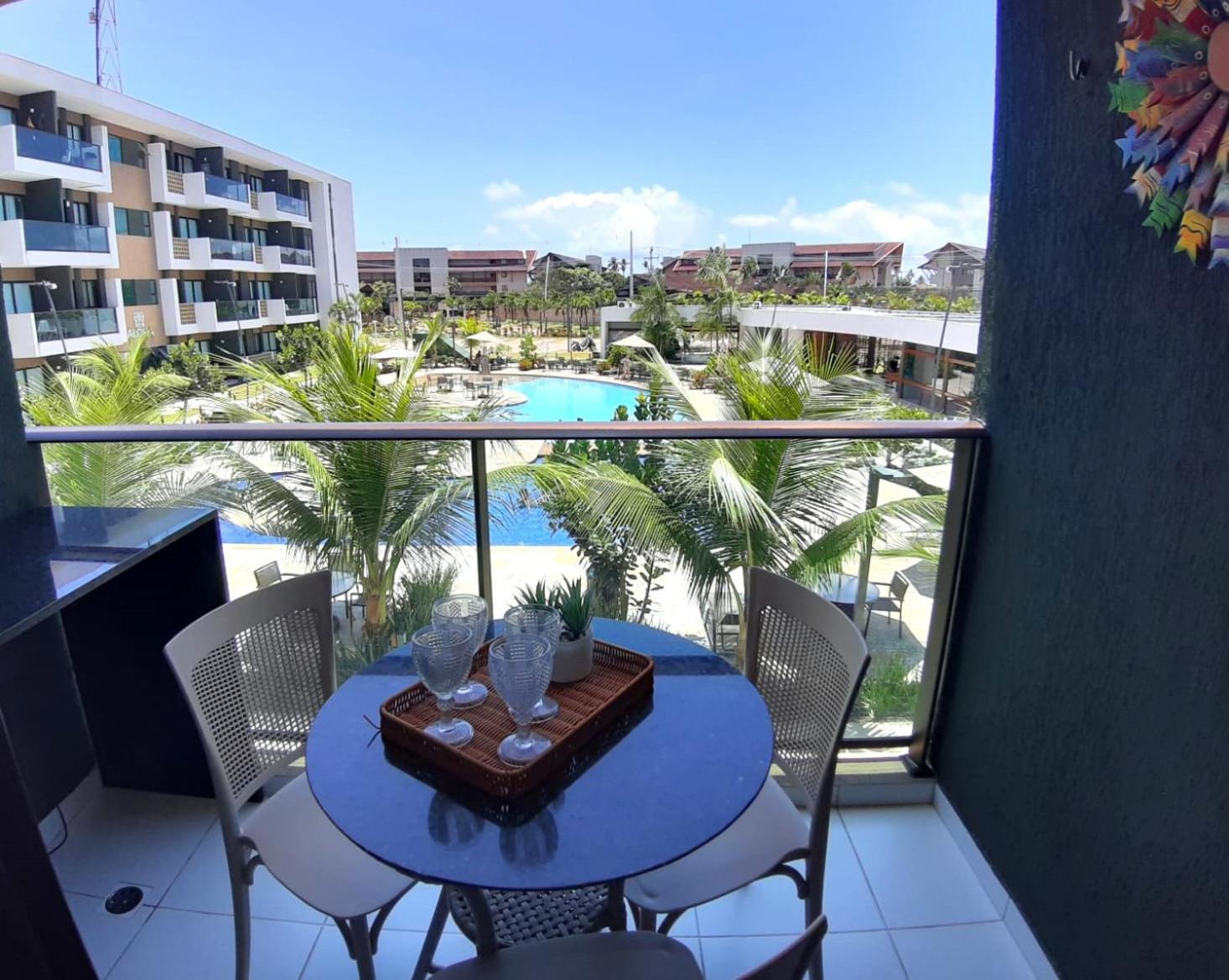 Mana Beach Top - Vista Piscina, 2Qts, Poucos Metros da Praia-Muro Alto