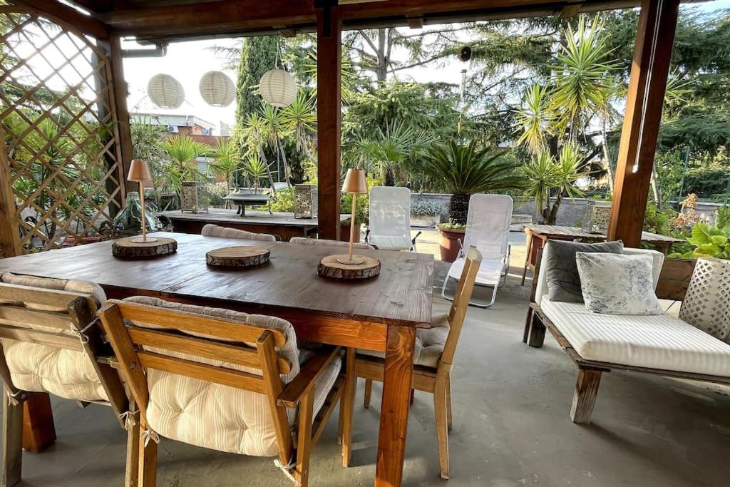 Mansarda monolocale in roof garden