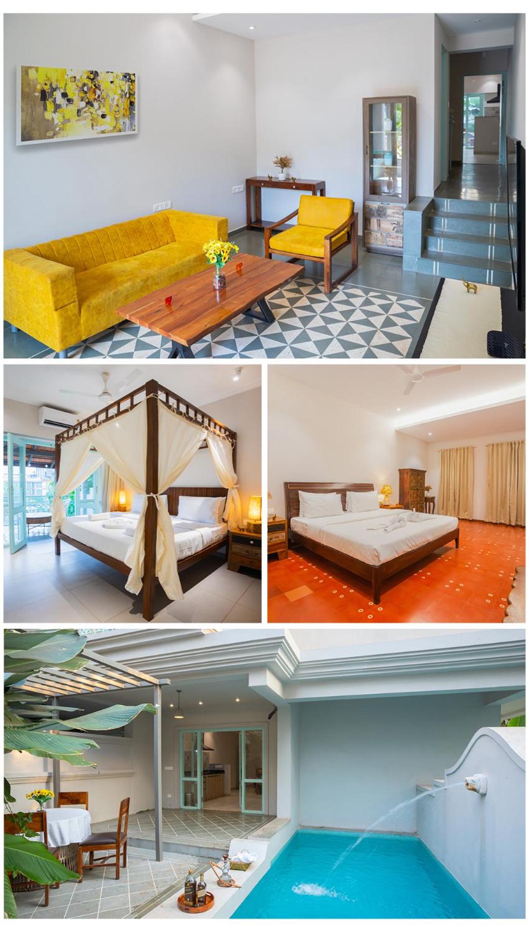 ChitChat Villa, 3BHK Private Pool with Caretaker, Baga view 2