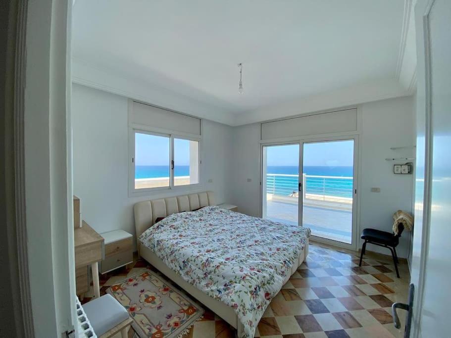 Penthouse waterfront apartment with large terrace
