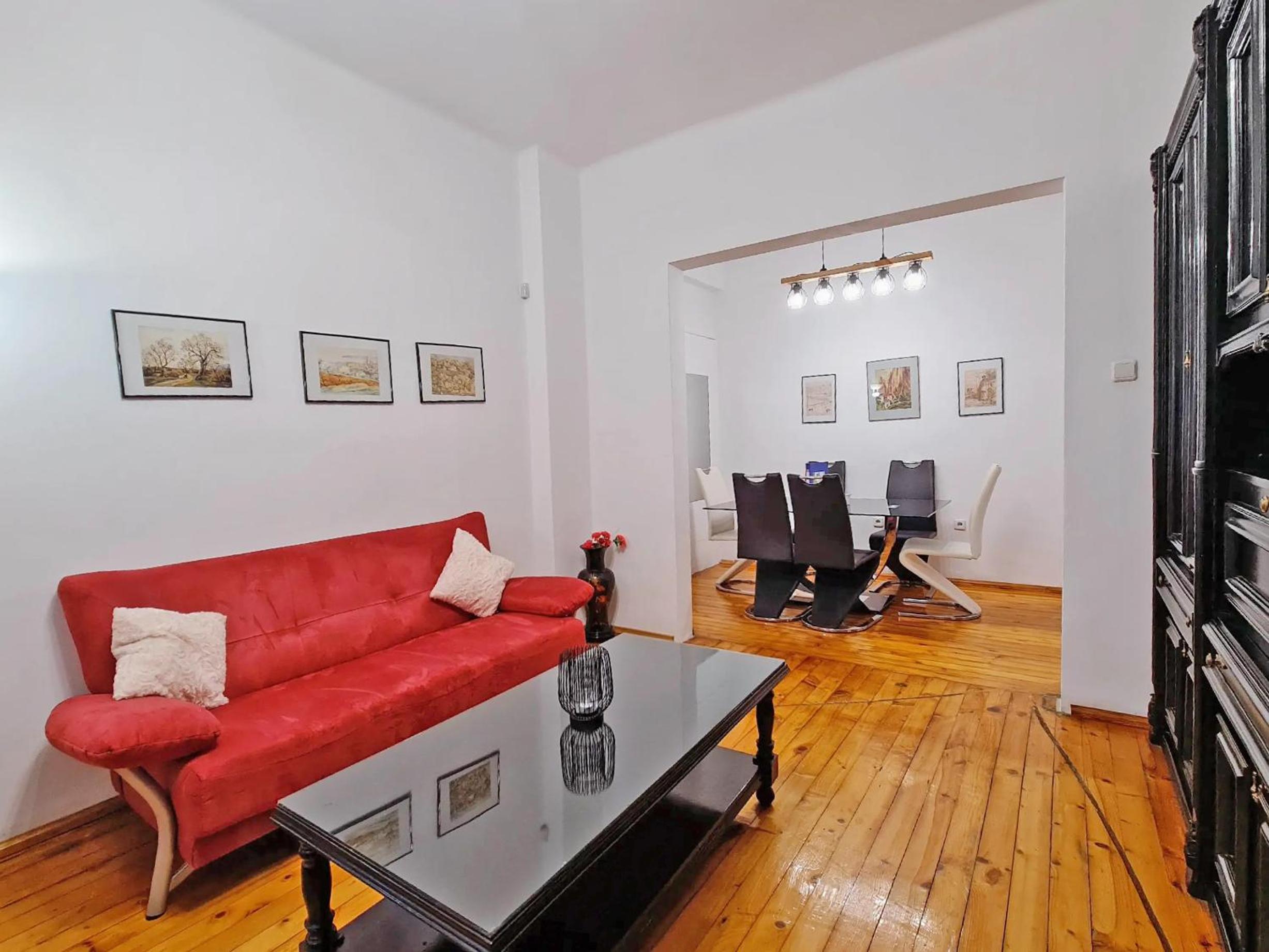 Red Sofa NDK City Retreat