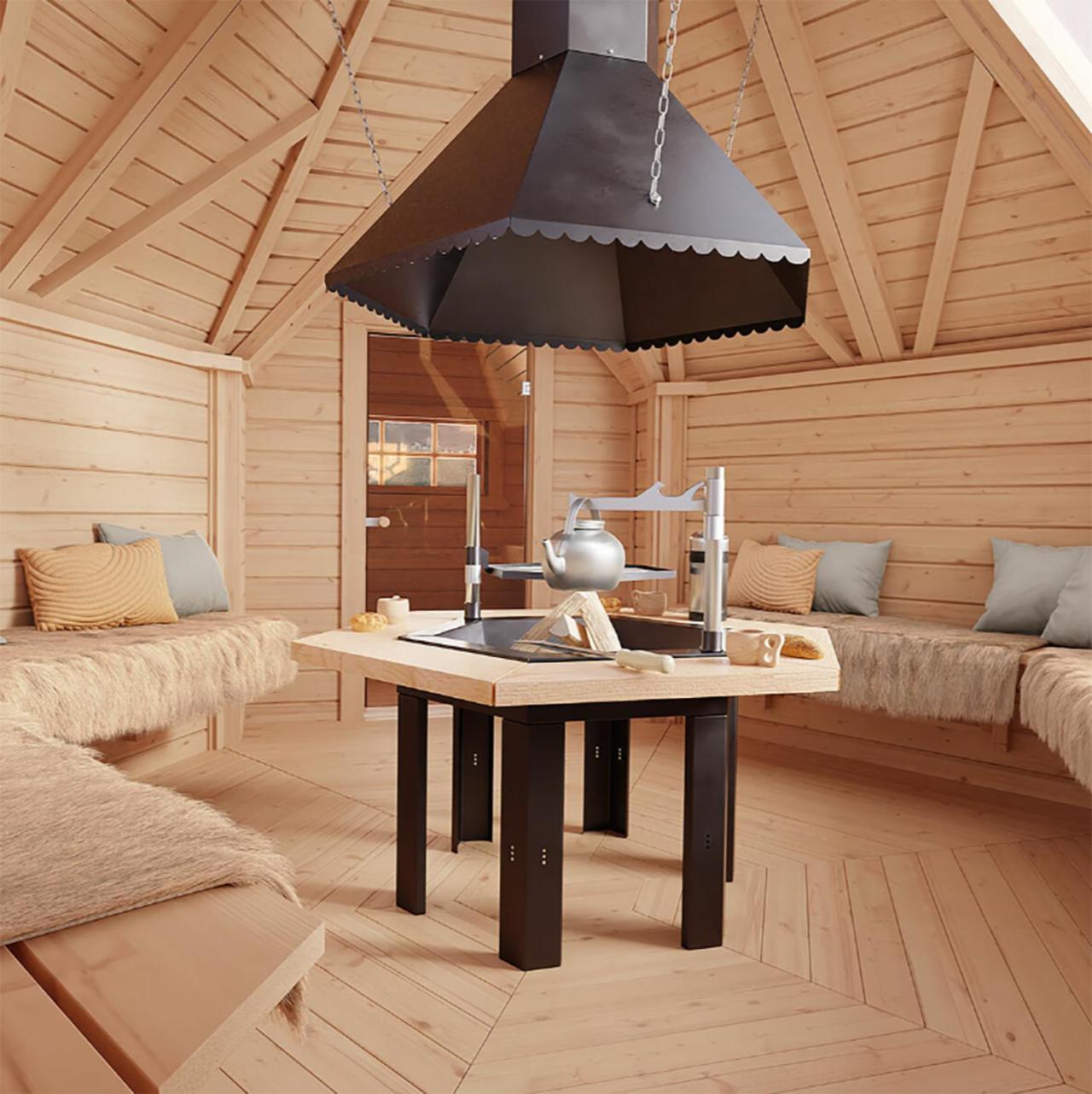Secret Lapland - Luxury Villa Siida with Northern Lights Hut view 5
