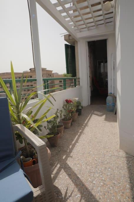Artistic apartment with a terrace in Downtown