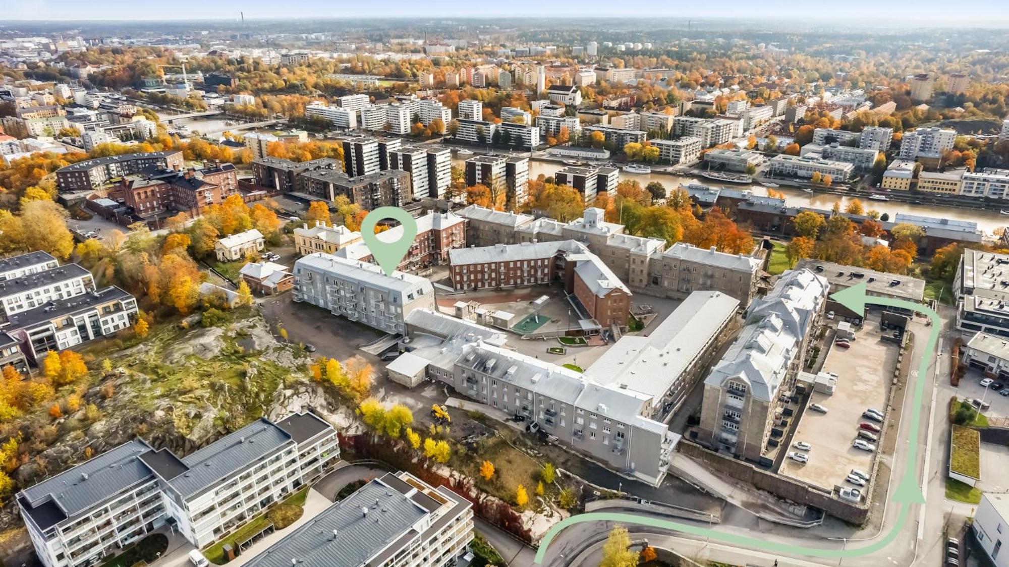 Come in! "Kakola" Room for 3 in idyllic renovated prison area in Turku centrum! view 2
